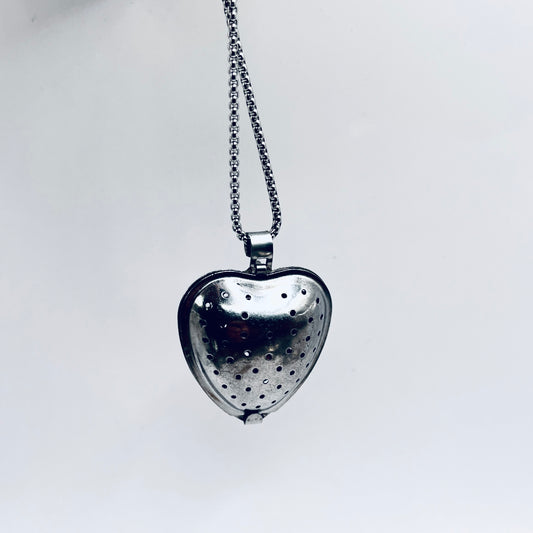 Pendente Artigianale Mod. INFUSORE CUORE Realizzato con Posata in ACCIAIO