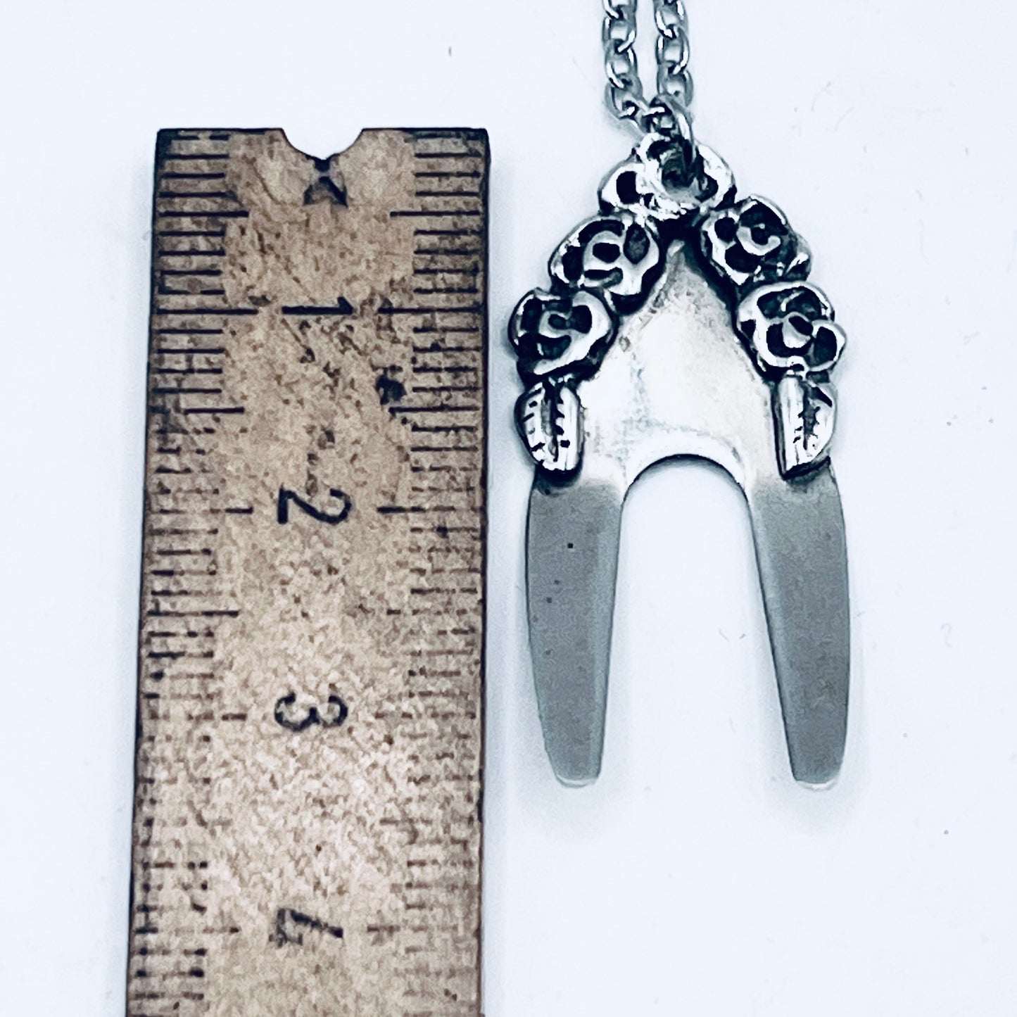 Anello Artigianale CORONA DI FIORI Mod. CLASSICO  + PENDENTE IN OMAGGIO Realizzato con intero Antico Cucchiaino in Argento 800(Prima Metà del ’900)