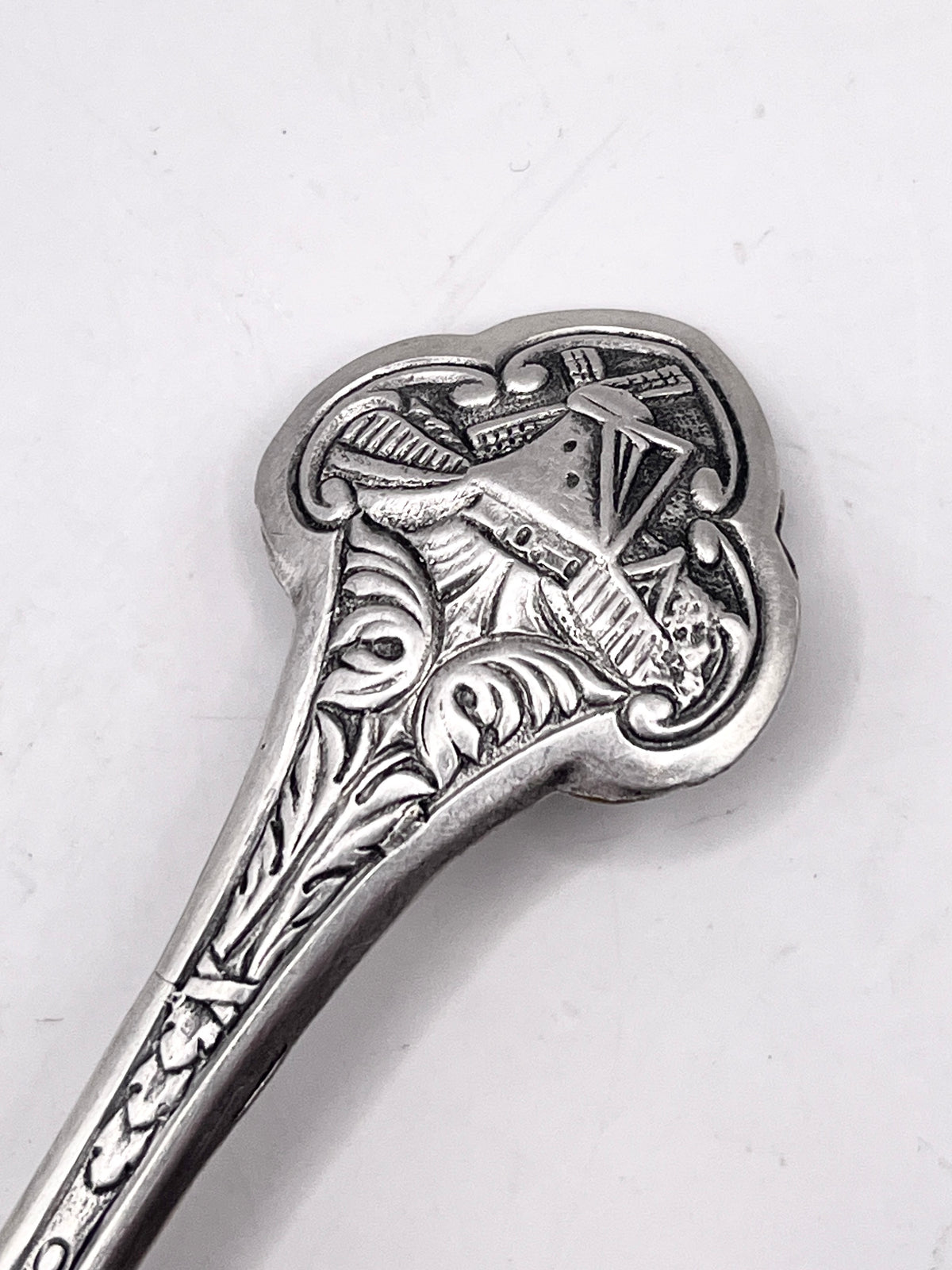 Anello Artigianale MULINO A VENTO  Mod. CLASSICO Realizzato con Antica posata in Argento (Prima Metà del ’900)