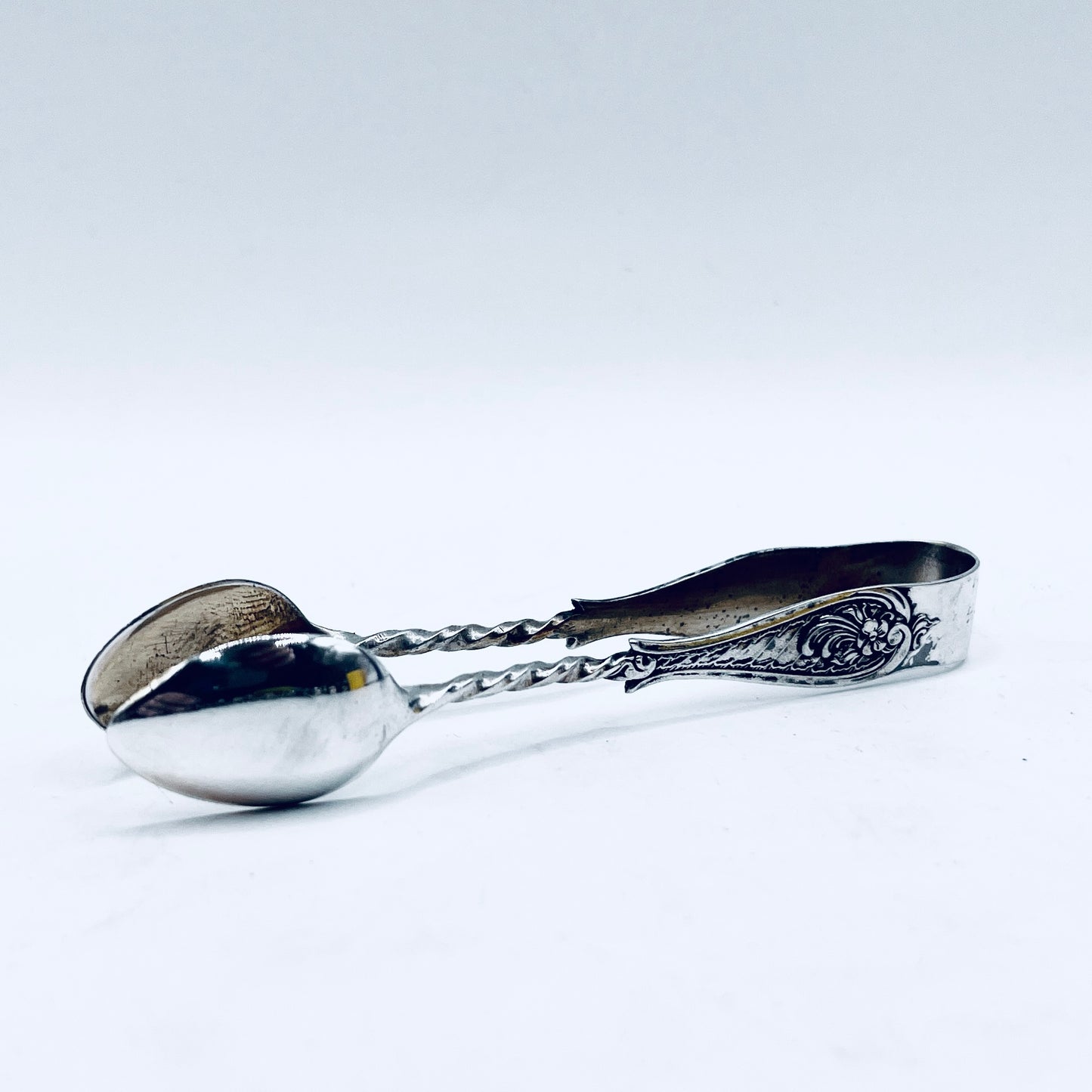 Anello Artigianale Mod. INTERO  JUGENDSTIL Realizzato con Antica posata in Argento (Prima Metà del ’900)