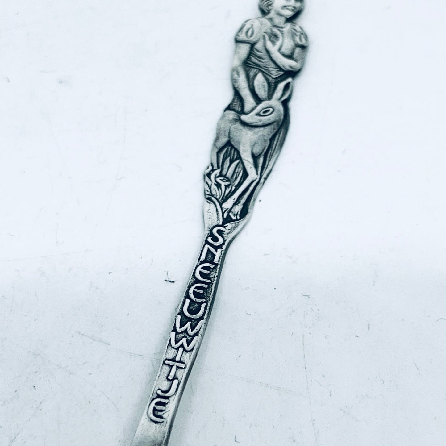 Anello Artigianale BIANCANEVE Mod. SPIRALE  Realizzato con Antica posata in Argento (Prima Metà del ’900)