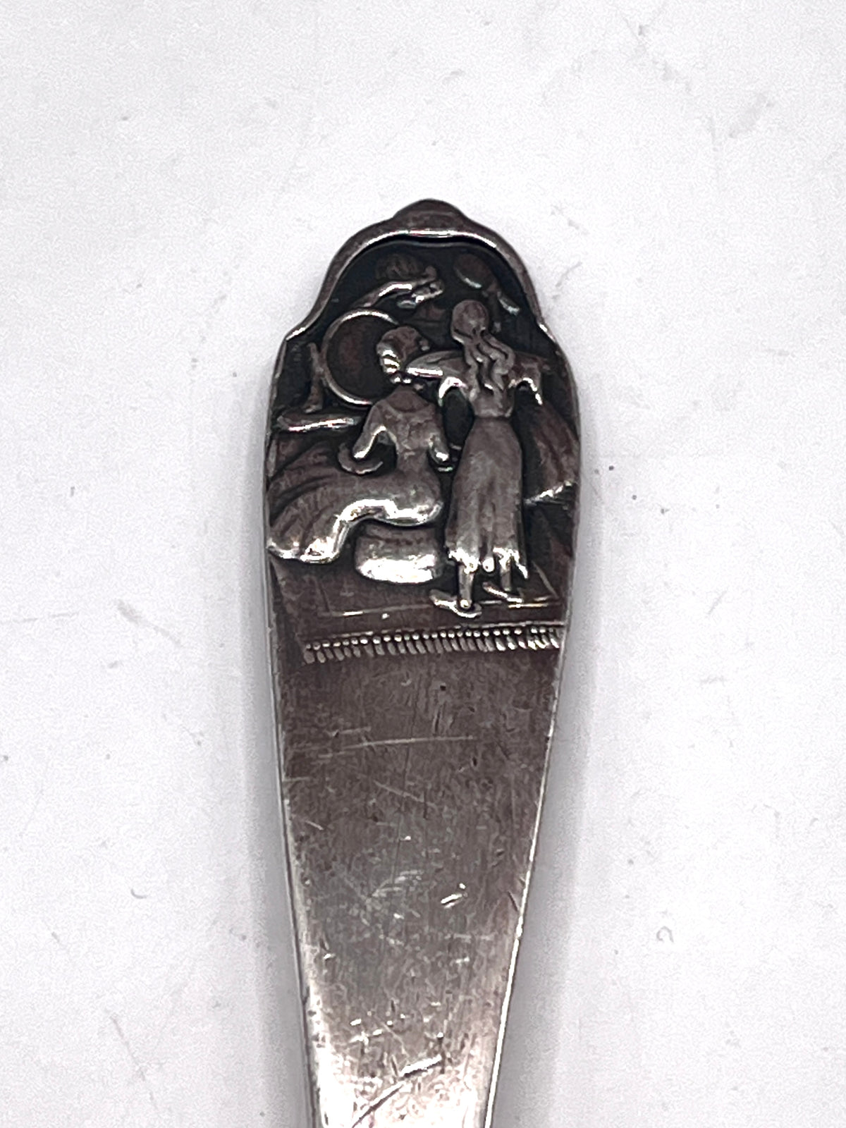 Anello Artigianale CENERENTOLA Mod. SPIRALE Realizzato con Antica posata in Argento (Prima Metà del ’900)