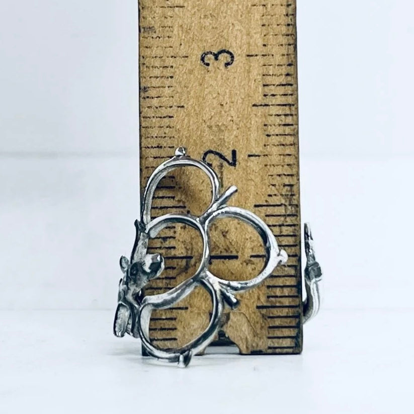 Anello Artigianale “CHIAVE ARGENTO 925 #01” Realizzato con Antica Chiave in Argento
