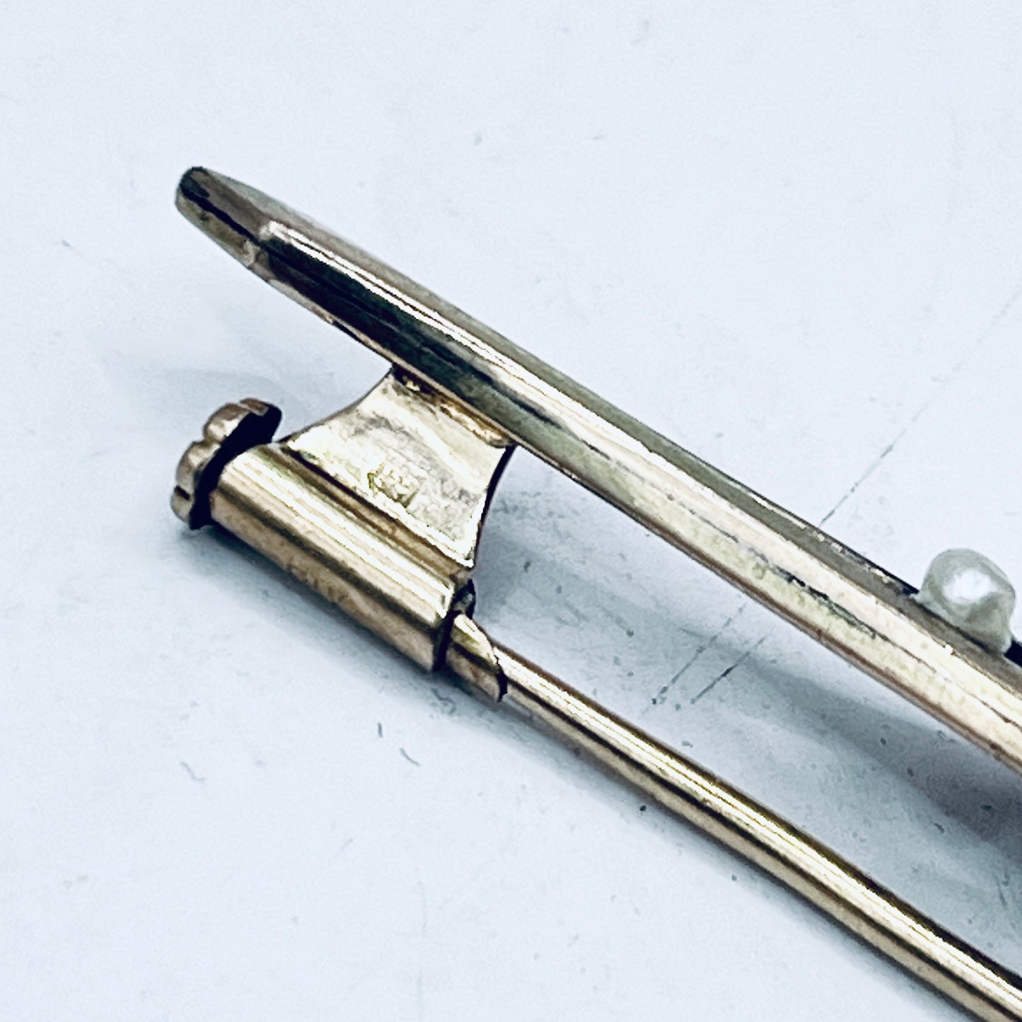Anello Artigianale GRANATO 01 Mod. SPILLA Realizzato con Antica spilla in Argento (Prima Metà del ’900)