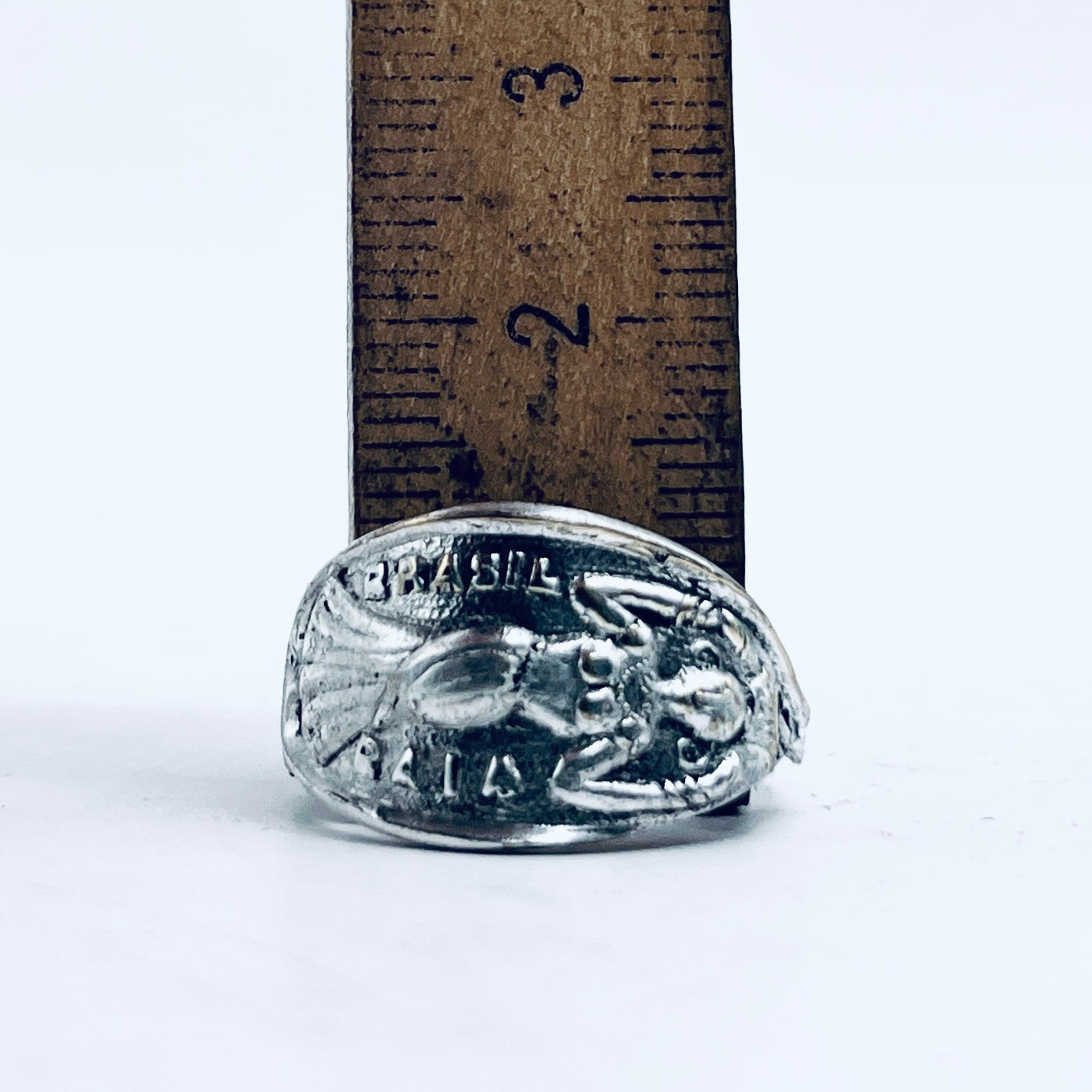 Artigianale FEDINA BRASILE NOSSA SENHORA APARECIDA Mod. CLASSICO  Realizzato con Antica posata (Prima Metà del ’900)
