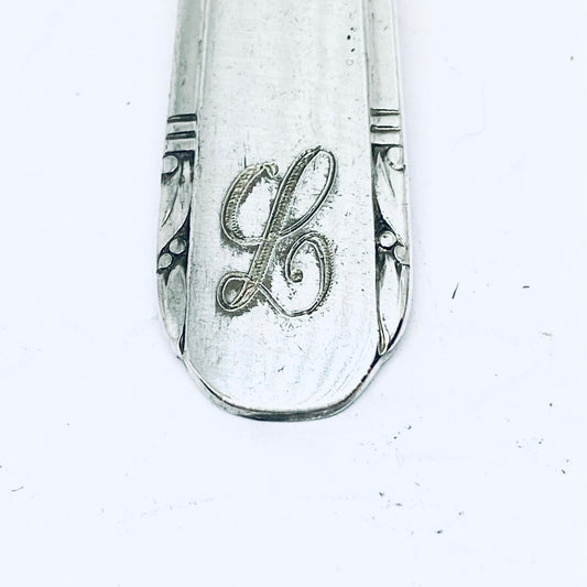 Anello Artigianale con Iniziale L