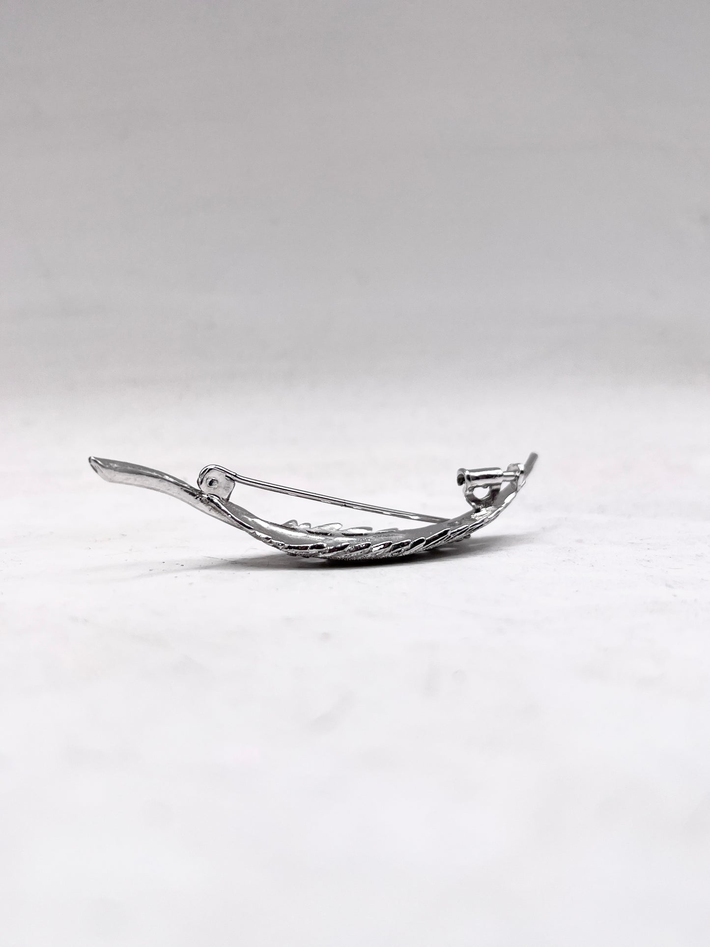 Anello Artigianale SPILLA BRINA Mod. SPILLA Realizzato con Antica spilla in Argento (Prima Metà del ’900)
