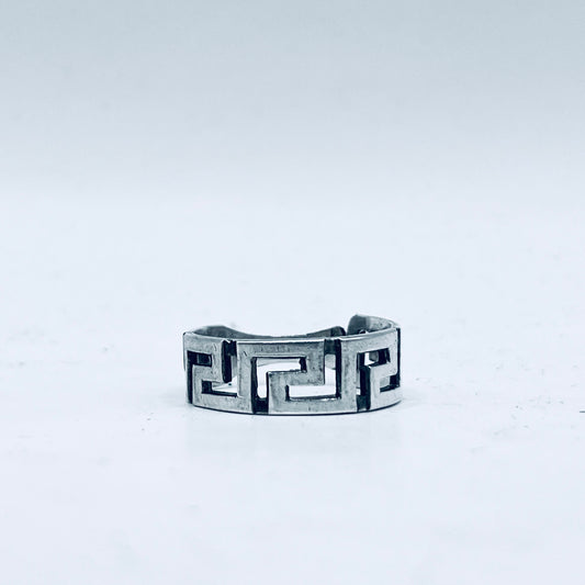 Anello Artigianale FEDINA CELTICA Mod. CLASSICO  Realizzato con Antica posata (Prima Metà del ’900)