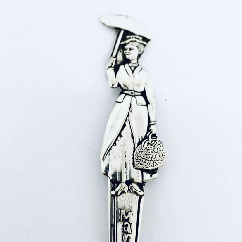 Anello Artigianale MARY POPPINS Mod. SPIRALE  Realizzato con Antica posata in Argento (Prima Metà del ’900)
