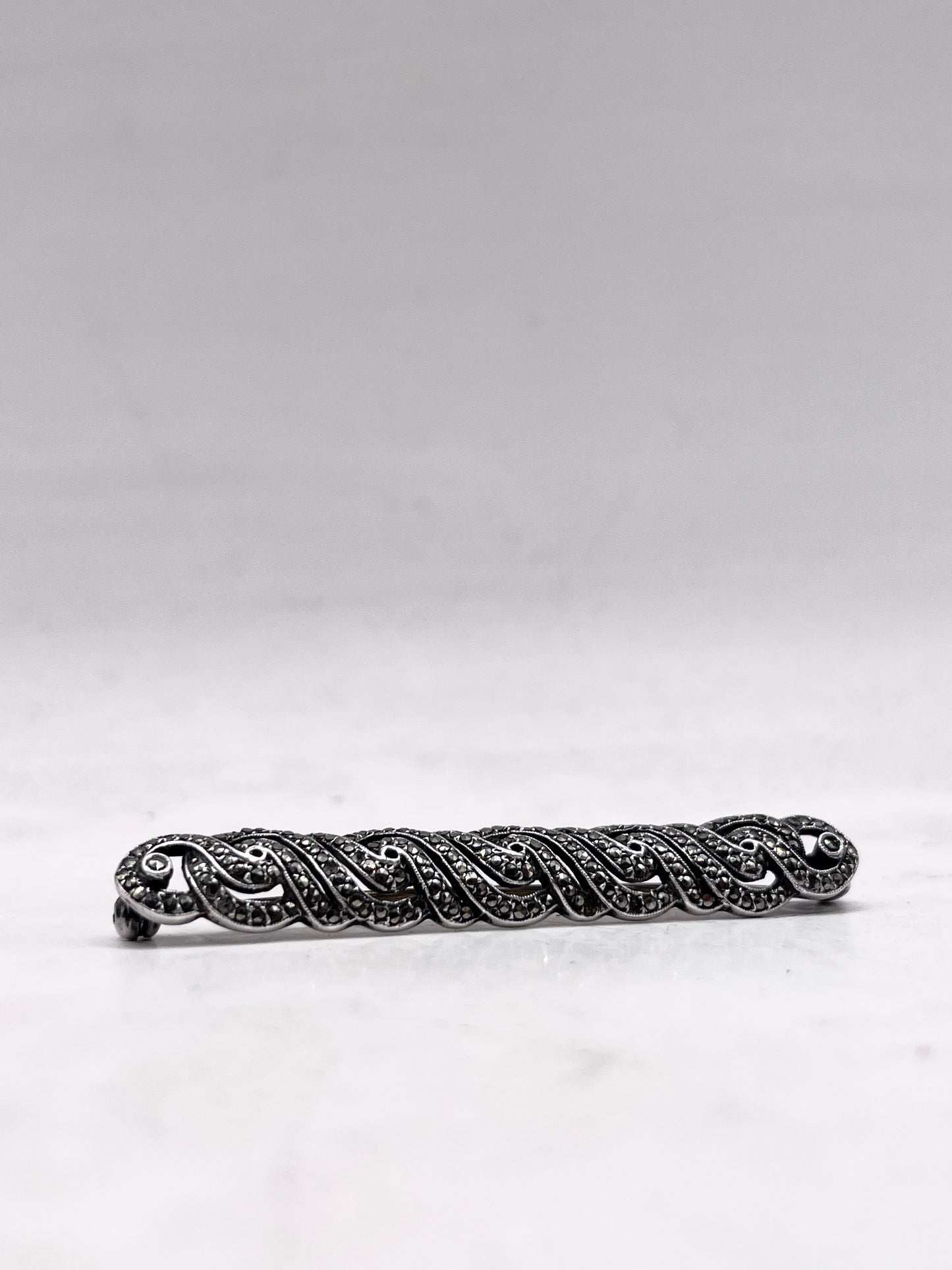 Anello Artigianale SPILLA INTRECCIO Mod. SPILLA Realizzato con Antica spilla in Argento (Prima Metà del ’900)