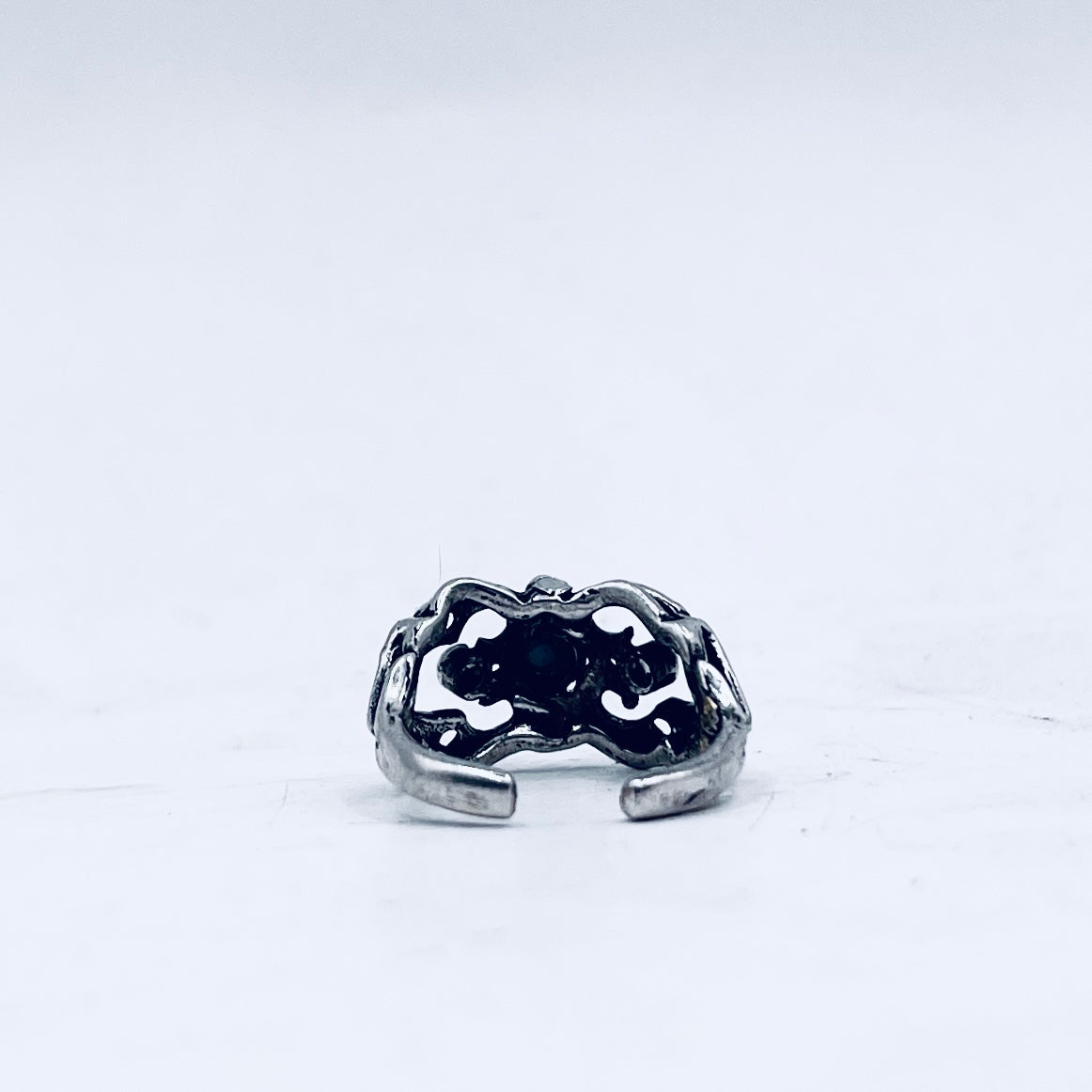 Anello Artigianale SPILLA TURCHESE Mod. SPILLA Realizzato con Antica spilla in Argento (Prima Metà del ’900)