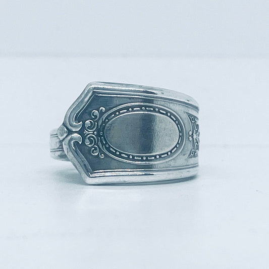 Anello Artigianale Mod. CLASSICO  Realizzato con Antica posata in Argento (Prima Metà del ’900)