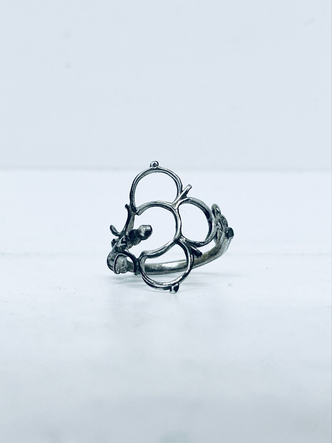 Anello Artigianale “CHIAVE ARGENTO 925 #01” Realizzato con Antica Chiave in Argento
