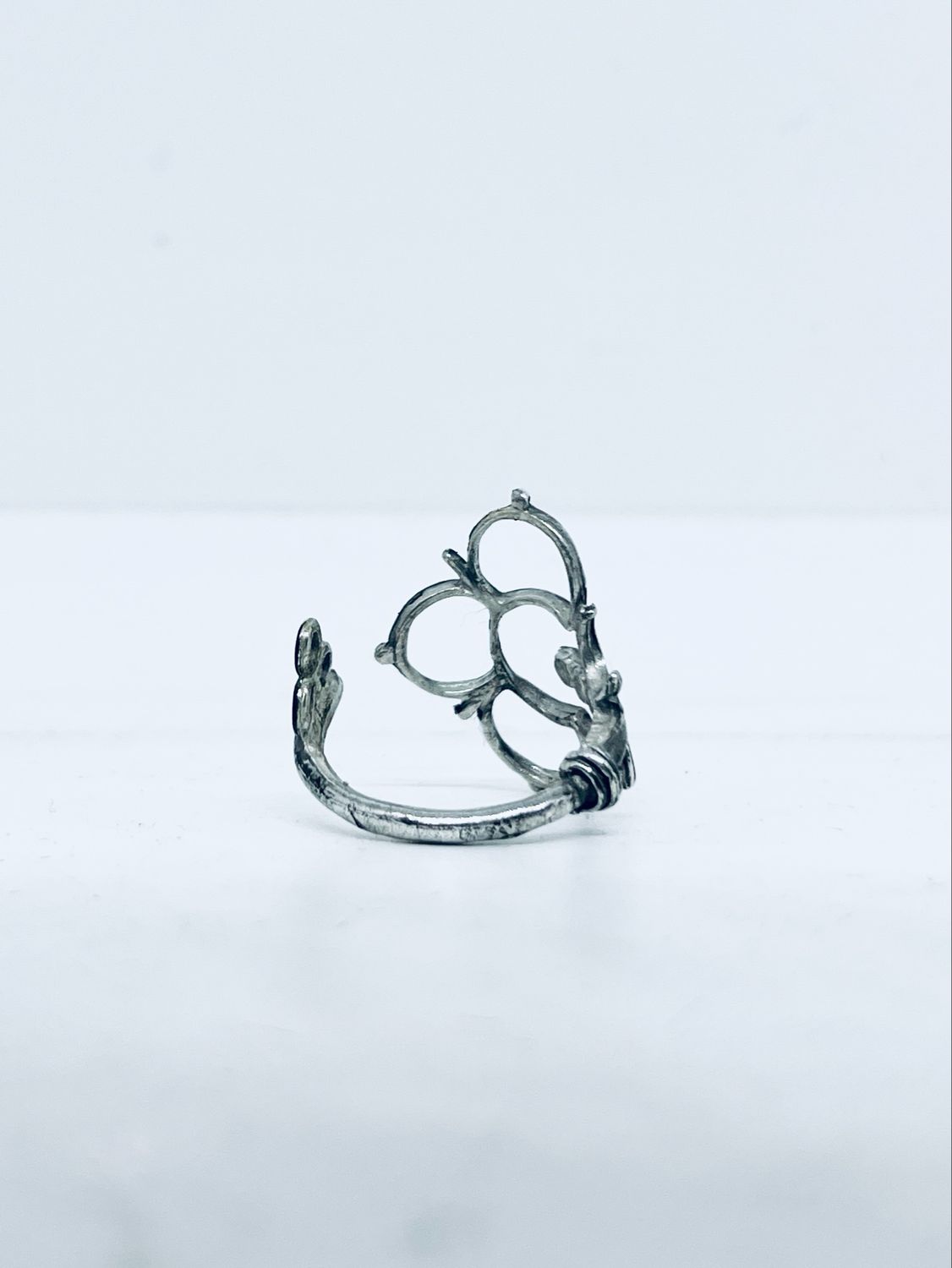 Anello Artigianale “CHIAVE ARGENTO 925 #01” Realizzato con Antica Chiave in Argento