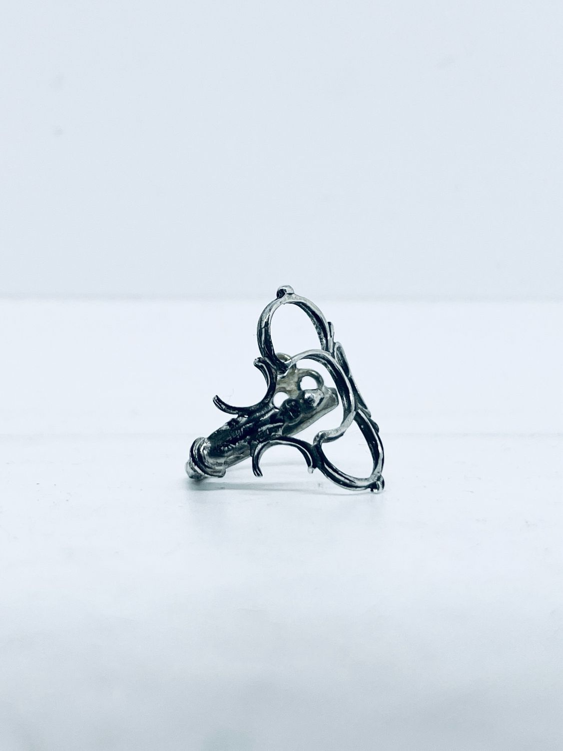Anello Artigianale “CHIAVE ARGENTO 925 #01” Realizzato con Antica Chiave in Argento