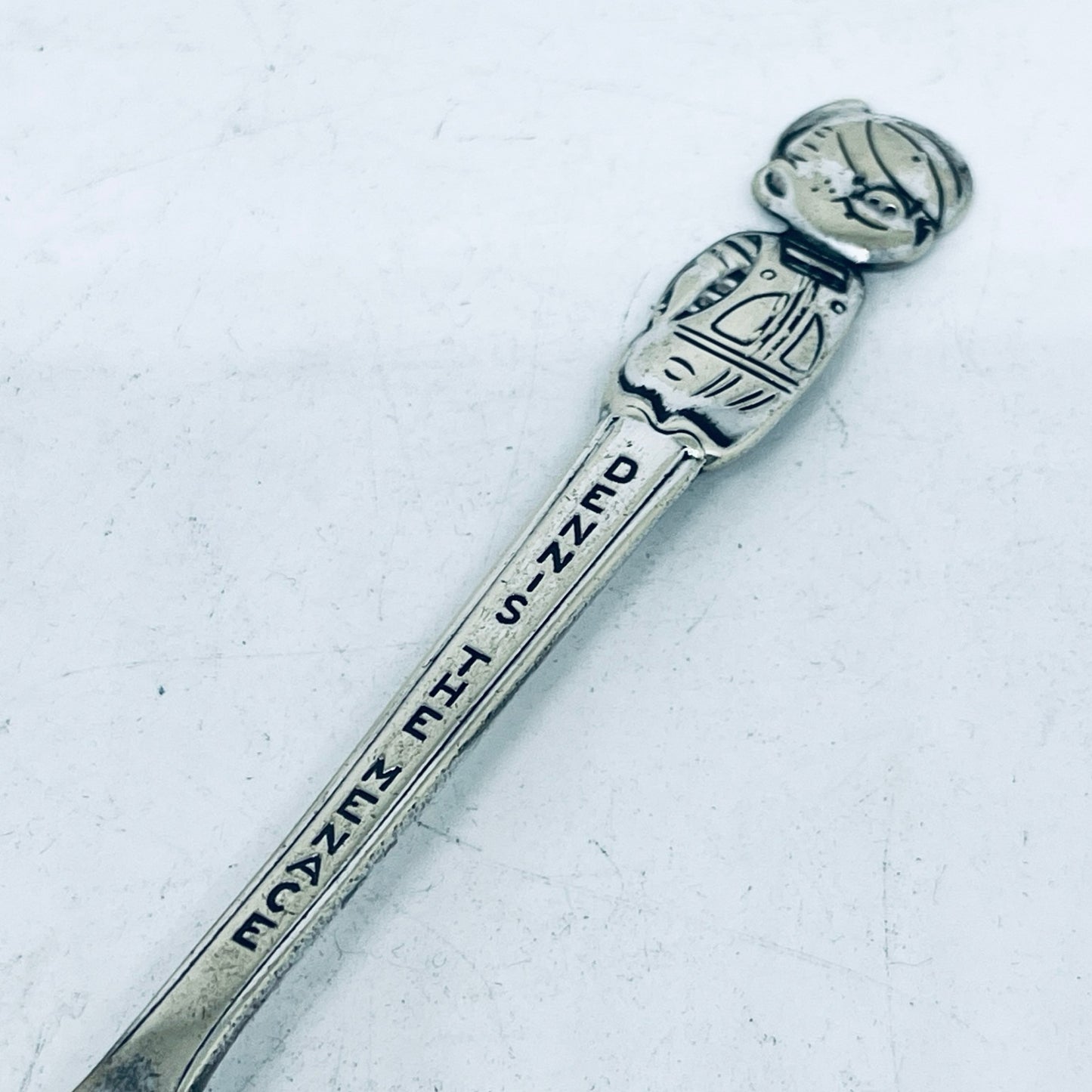 Anello Artigianale DENNIS THE MENACE Mod. CLASSICO/SPIRALE  Realizzato con Antica posata in Argento (Prima Metà del ’900)