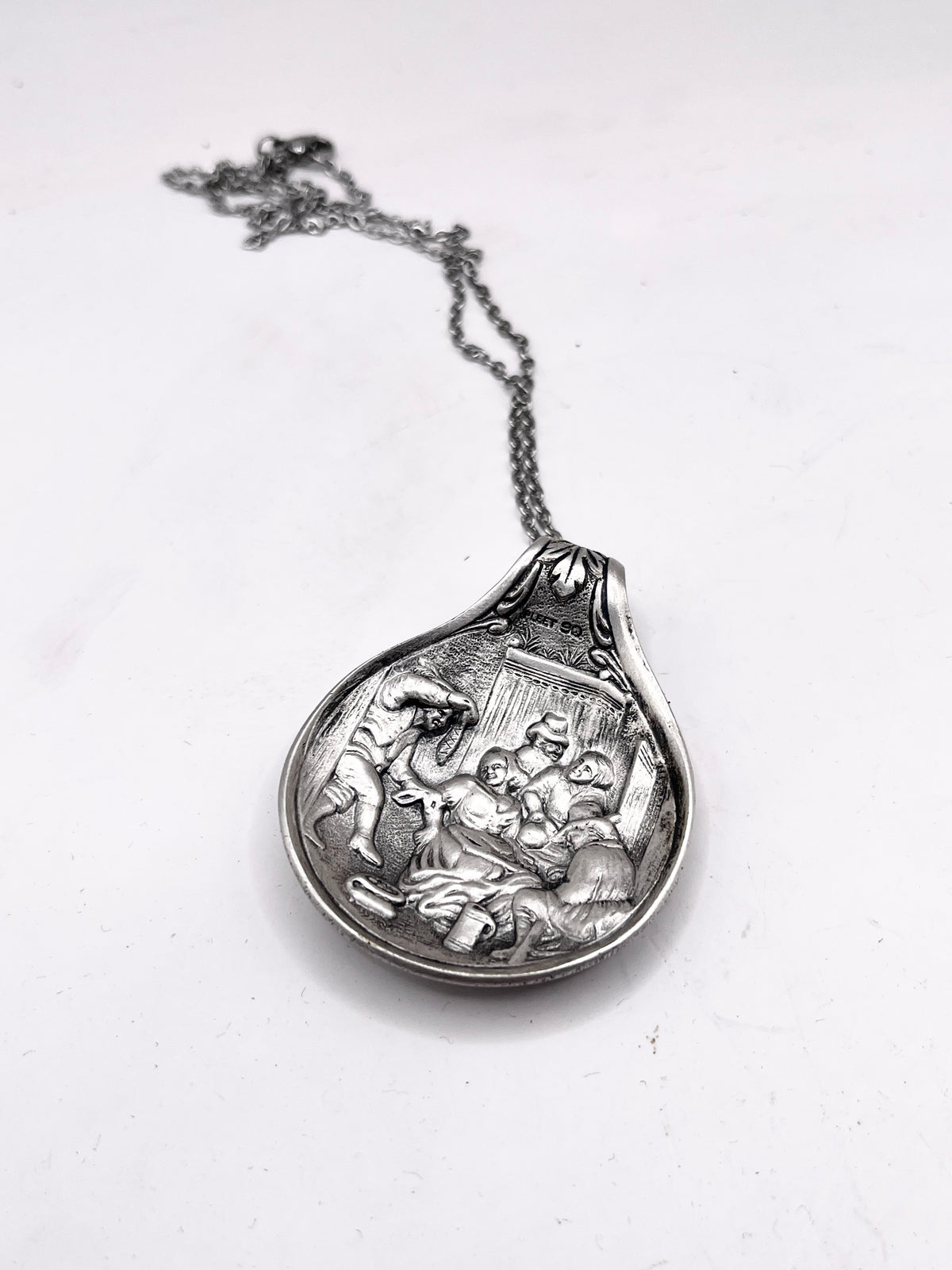 Anello Artigianale MULINO A VENTO  Mod. CLASSICO Realizzato con Antica posata in Argento (Prima Metà del ’900)