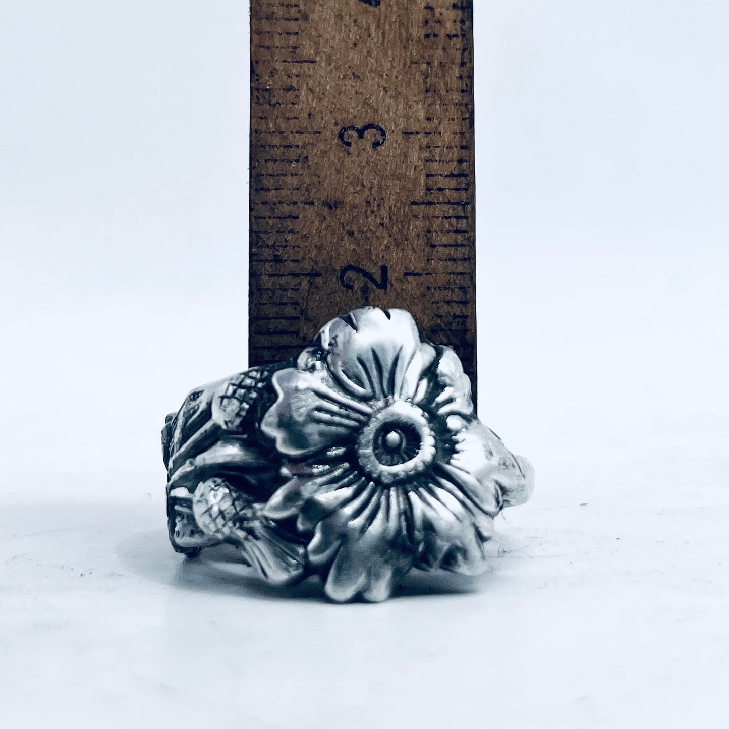 Anello Artigianale CARDO SCOZIA Mod. SPIRALE/CLASSICO Realizzato con Antica posata in Argento (Prima Metà del ’900)