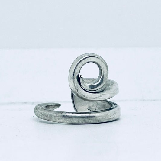 Anello Artigianale Combinabile Mod. FORCHETTINA CAPRICCIO Realizzato con parte di antica forchettina in Argento (Prima Metà del ’900) (Copia)