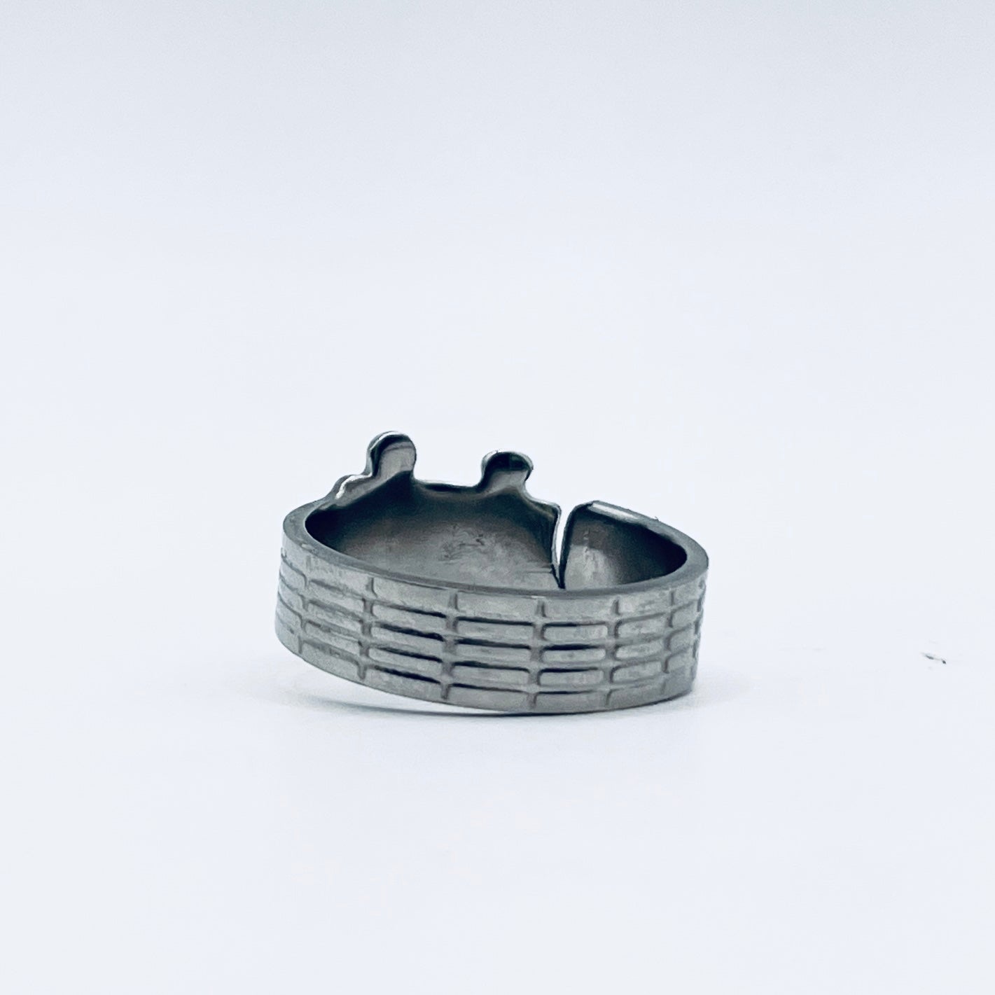 Anello Artigianale ROCKERS’RING  Mod. CLASSICO  Realizzato con manico di Cucchiaino in Acciaio Inox 18/10