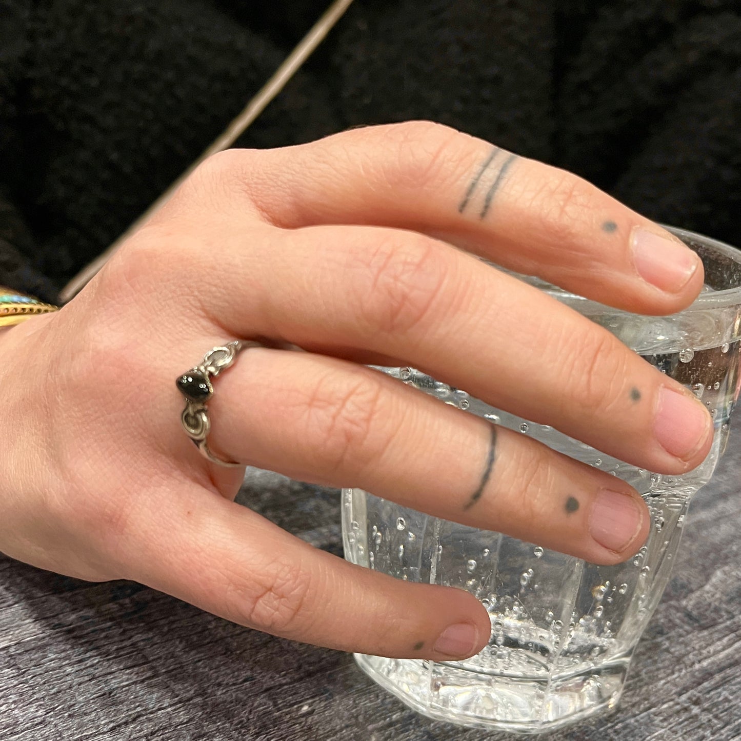 Anello Artigianale SPILLA ONICE Mod. SPILLA Realizzato con Antica spilla in Argento (Prima Metà del ’900)