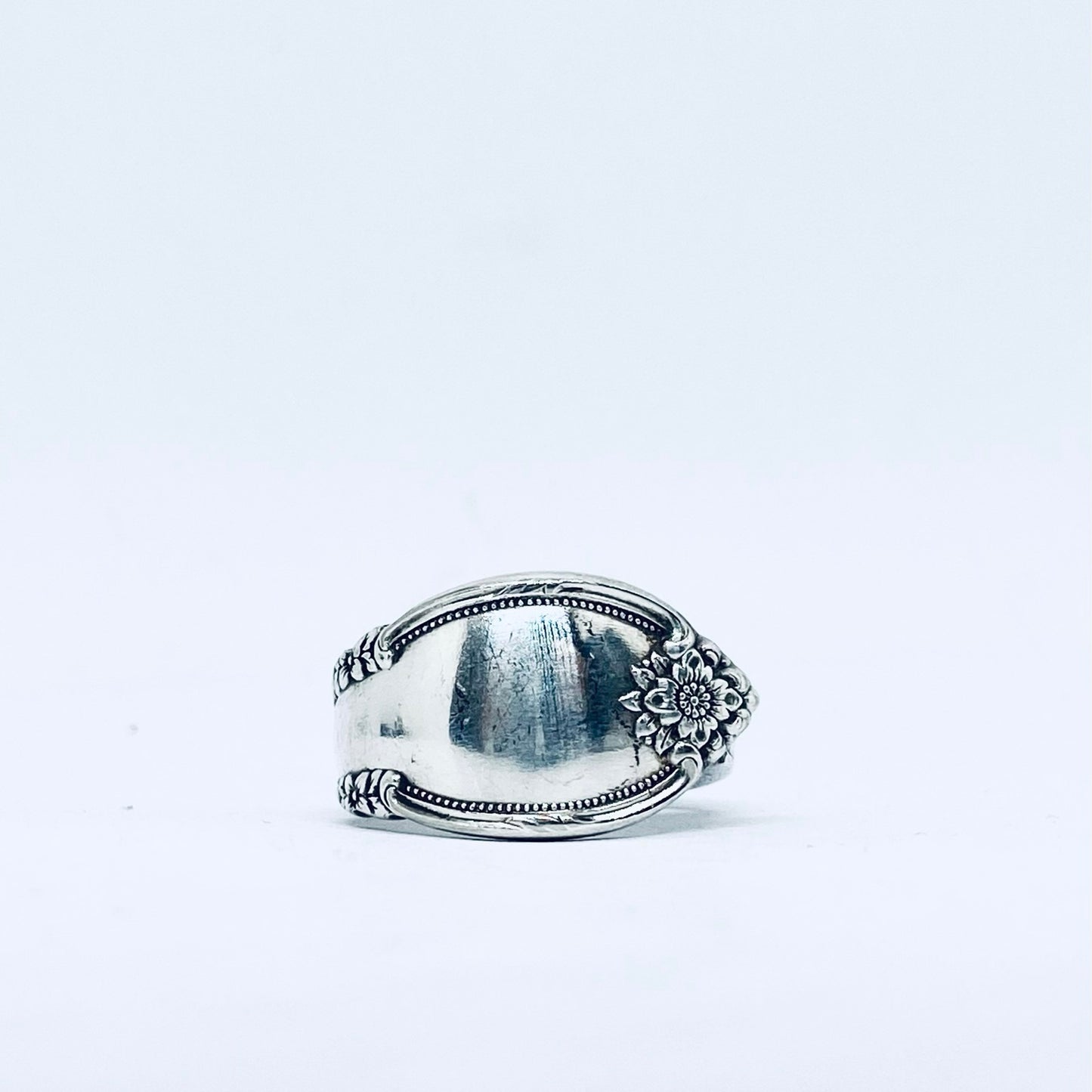 Anello Artigianale Mod. CLASSICO/SPIRALE  Realizzato con Antica posata in Argento (Prima Metà del ’900)