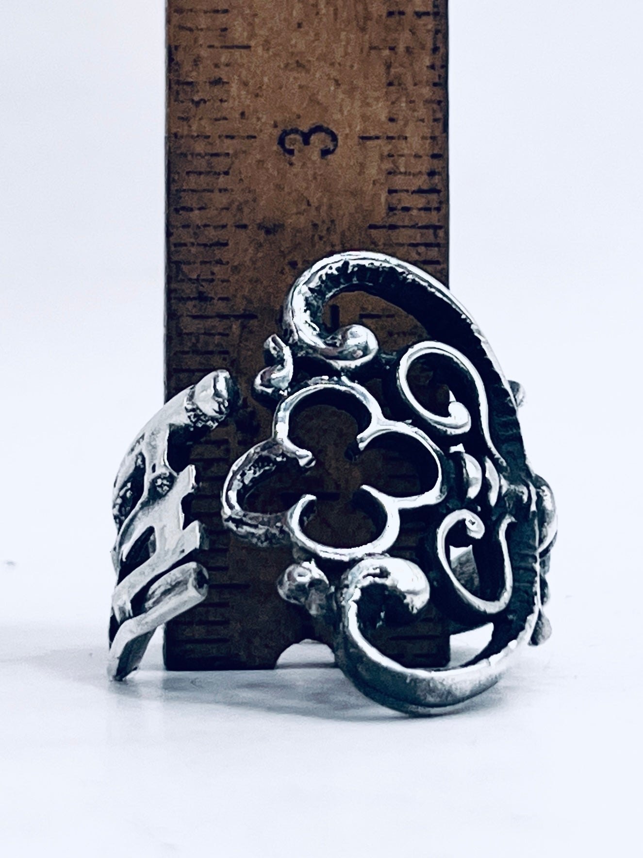 Anello Artigianale “CHIAVE CORONA ARGENTO 925” Realizzato con Antica Chiave in Argento