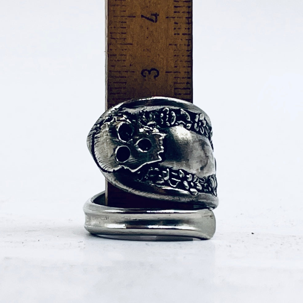 Anello Artigianale TESCHIO Mod. SPIRALE  Realizzato con Antica posata in Argento (Prima Metà del ’900)