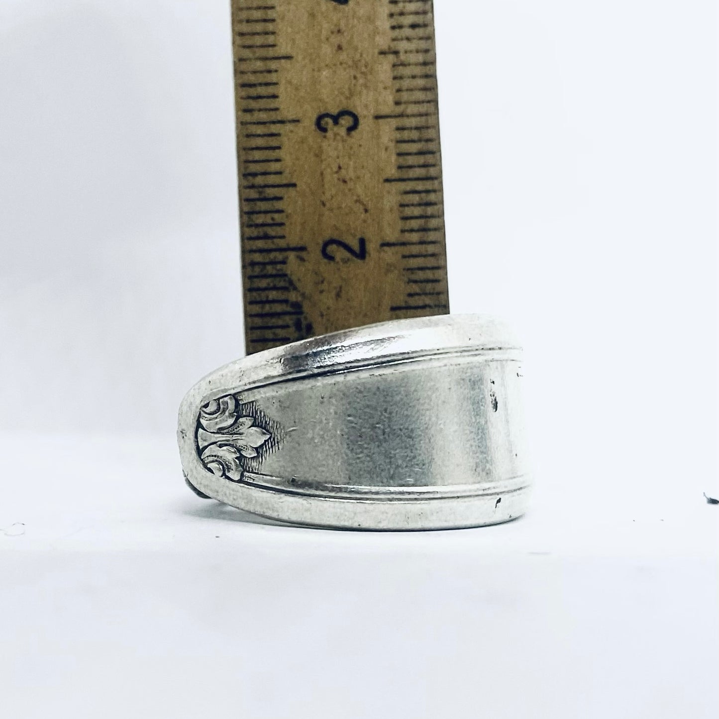 Anello Artigianale Mod. CLASSICO  Realizzato con Antica posata in Argento (Prima Metà del ’900)