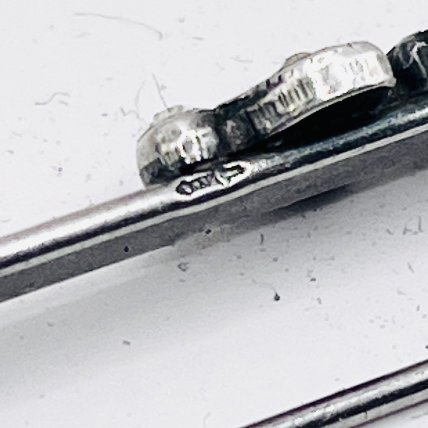 Anello Artigianale SPILLA MARCASSITE Mod. SPILLA Realizzato con Antica spilla in Argento (Prima Metà del ’900)