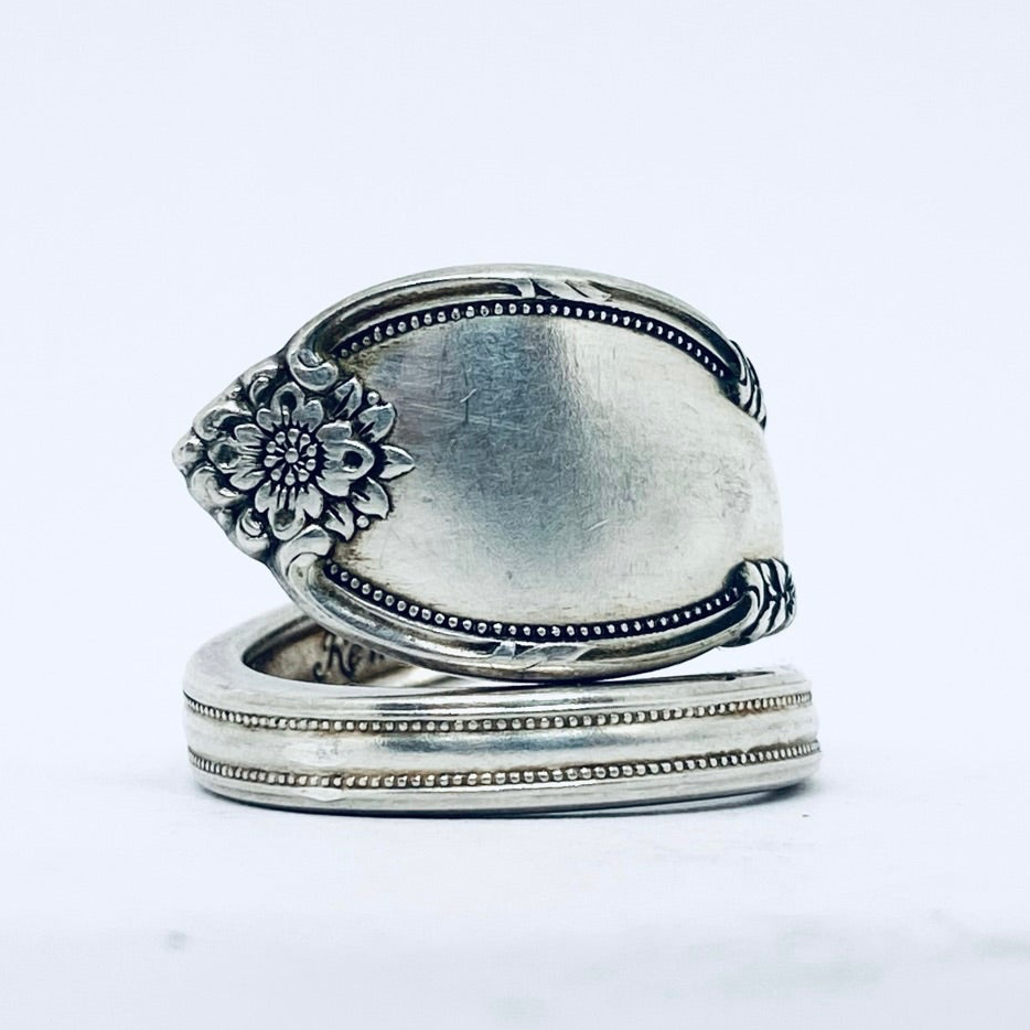 Anello Artigianale Mod. CLASSICO/SPIRALE  Realizzato con Antica posata in Argento (Prima Metà del ’900)