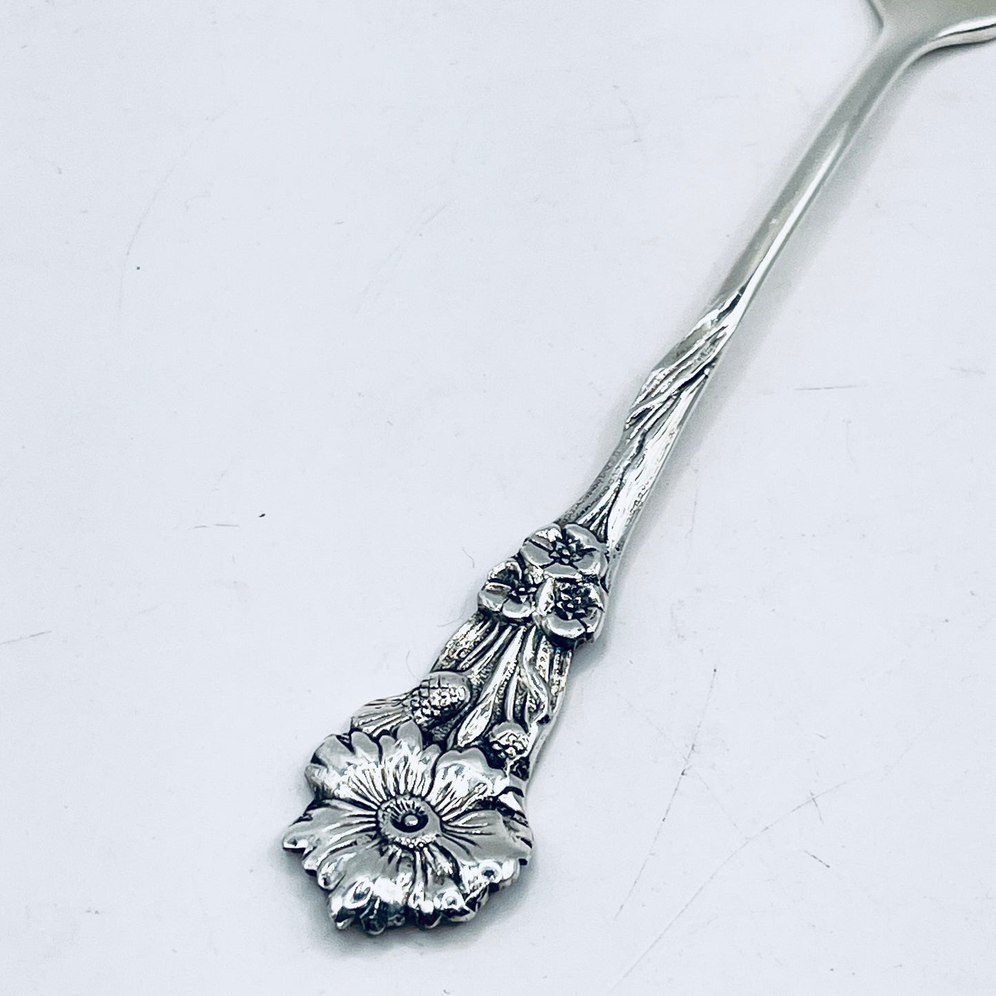 Anello Artigianale FIORDALISO Mod. SPIRALE  Realizzato con Antica posata in Argento (Prima Metà del ’900)