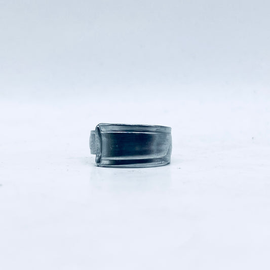 Anello Artigianale Mod. CLASSICO  Realizzato con intero Cucchiaino in ACCIAIO