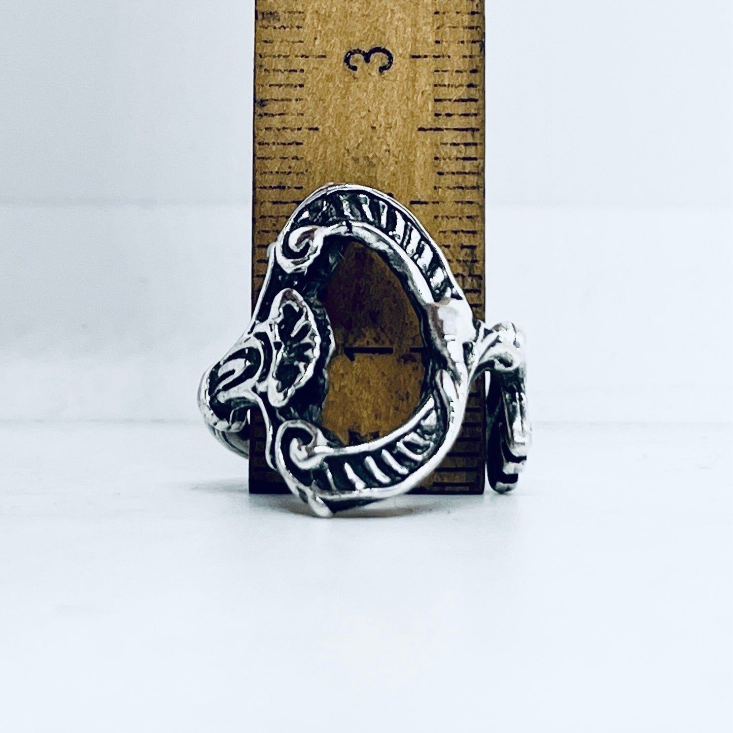 Anello Artigianale “CHIAVE ARGENTO 925 #03” Realizzato con Antica Chiave in Argento