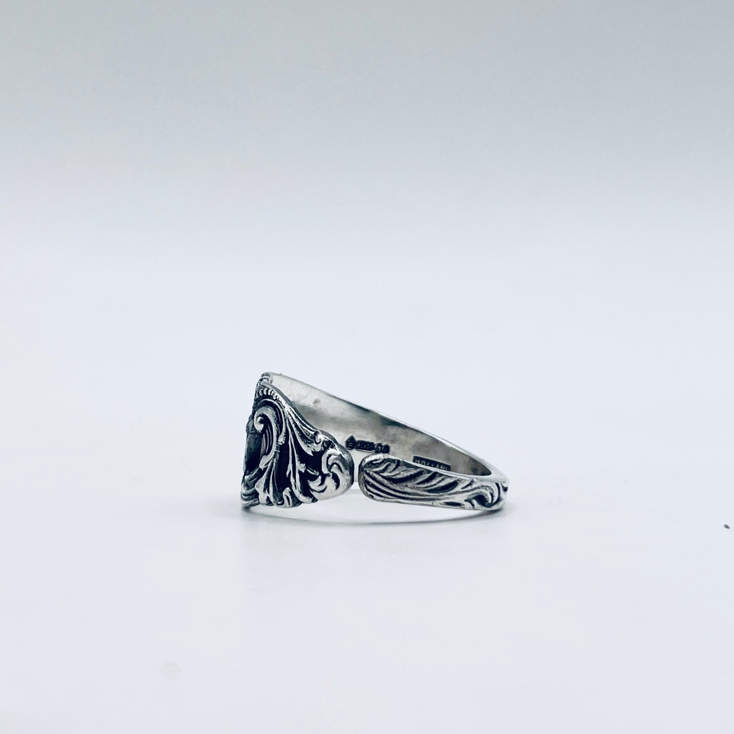 Anello Artigianale UVA TRAFORATO Mod. CLASSICO  Realizzato con Antica posata in Argento (Prima Metà del ’900)