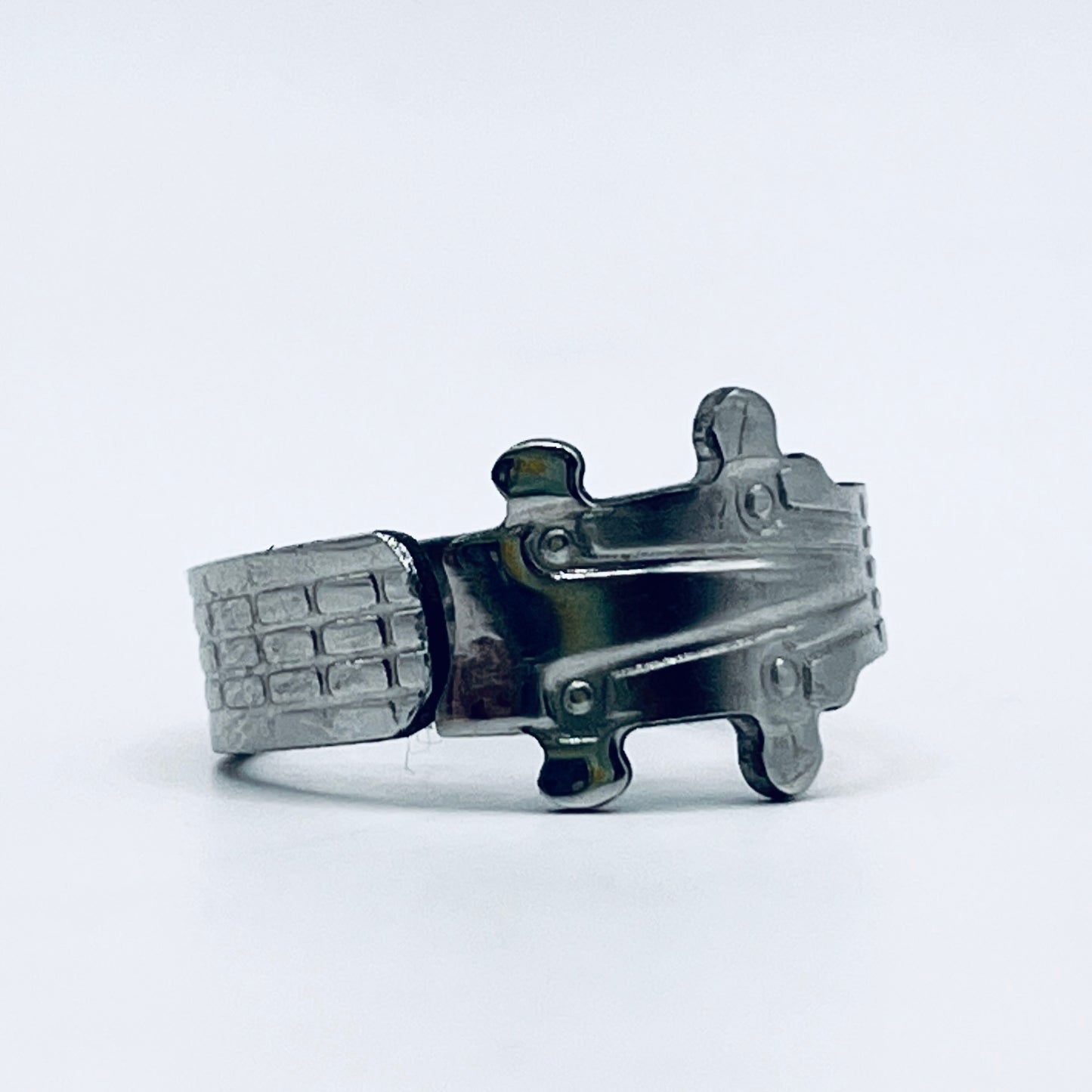 Anello Artigianale ROCKERS’RING  Mod. CLASSICO  Realizzato con manico di Cucchiaino in Acciaio Inox 18/10