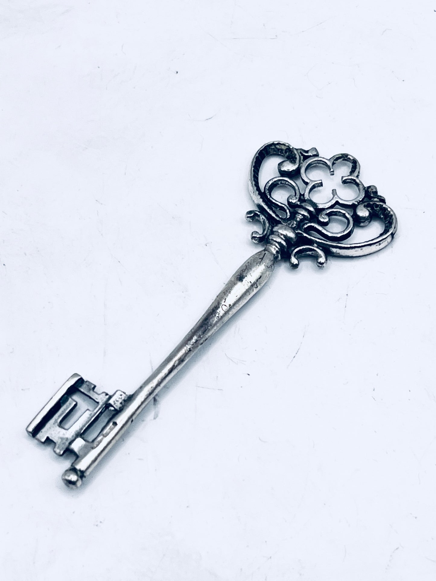 Anello Artigianale “CHIAVE CORONA ARGENTO 925” Realizzato con Antica Chiave in Argento