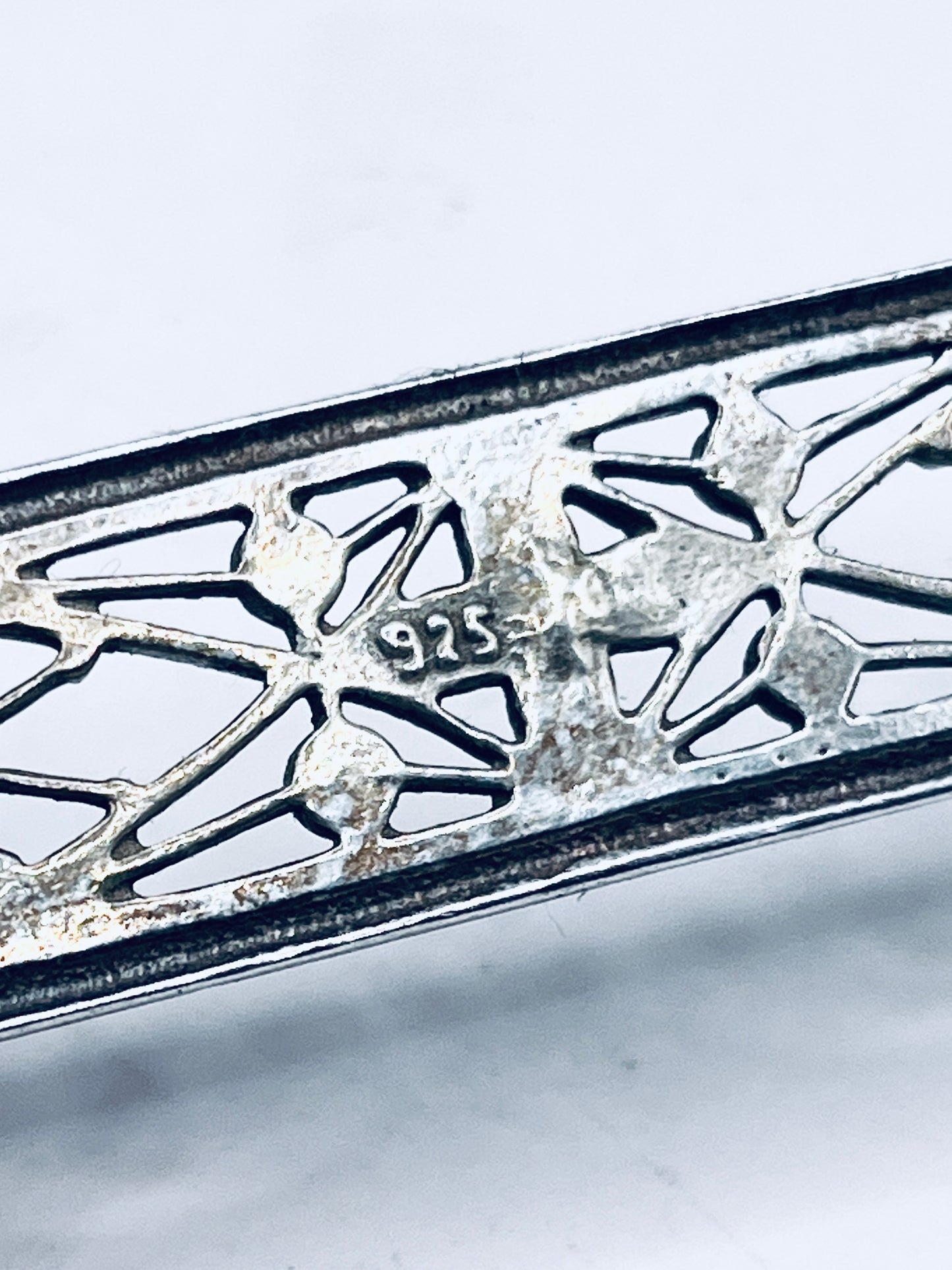 Anello Artigianale SPILLA COSTELLAZIONI Mod. SPILLA Realizzato con Antica spilla in Argento (Prima Metà del ’900)