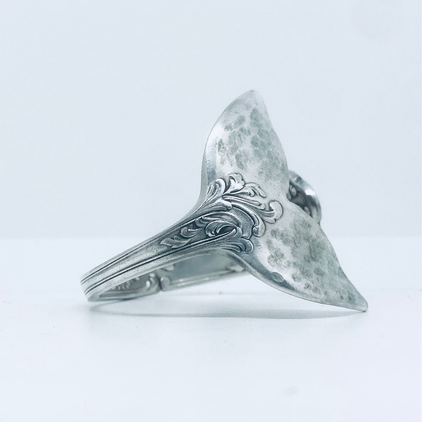 Bracciale Artigianale CODA Mod. CUCCHIAIO  Realizzato con Antica posata in Argento (Prima Metà del ’900)