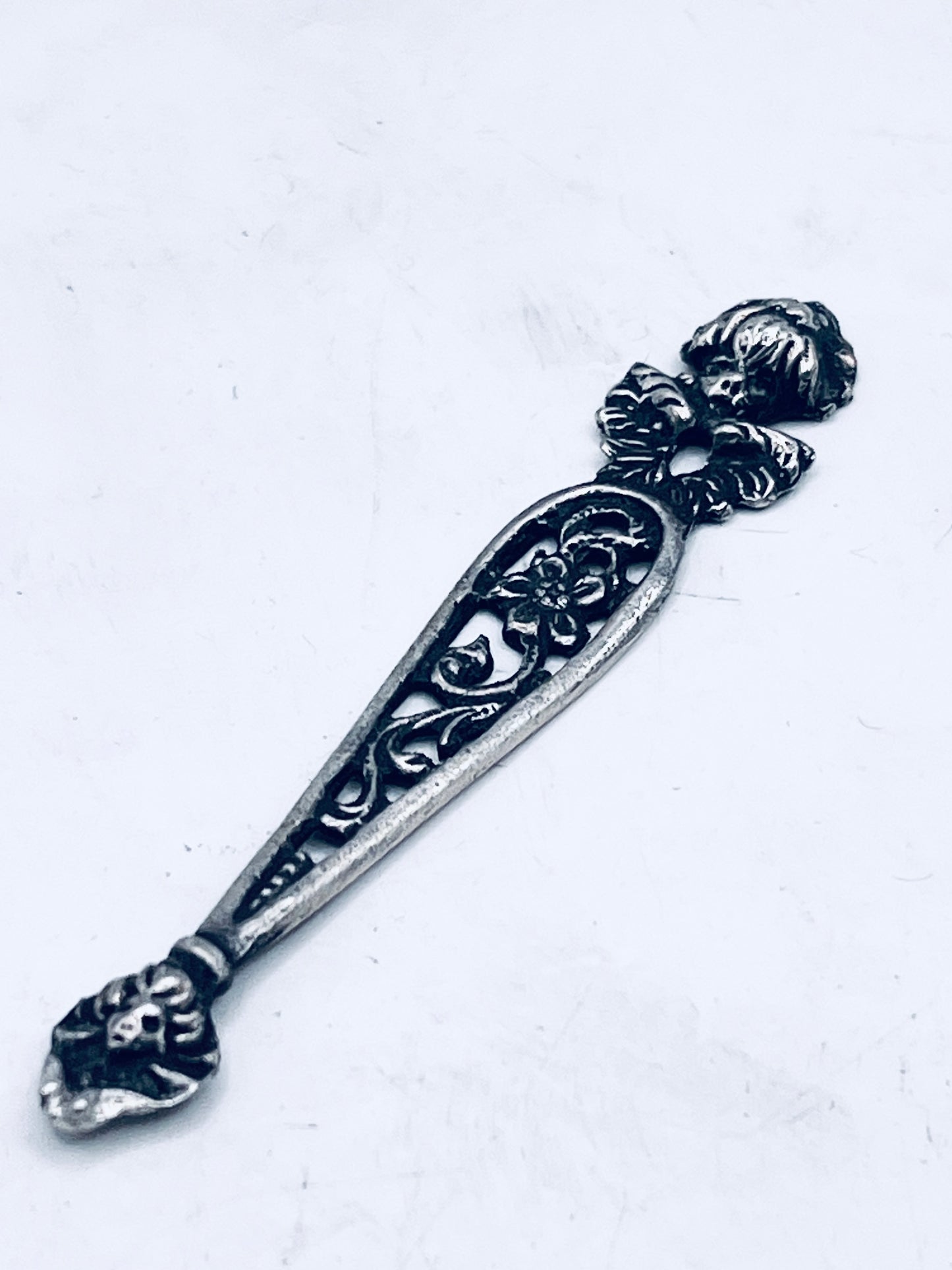 Anello Artigianale PUTTO Mod. CLASSICO  Realizzato con intero Antico Cucchiaino in Argento 800(Prima Metà del ’900)