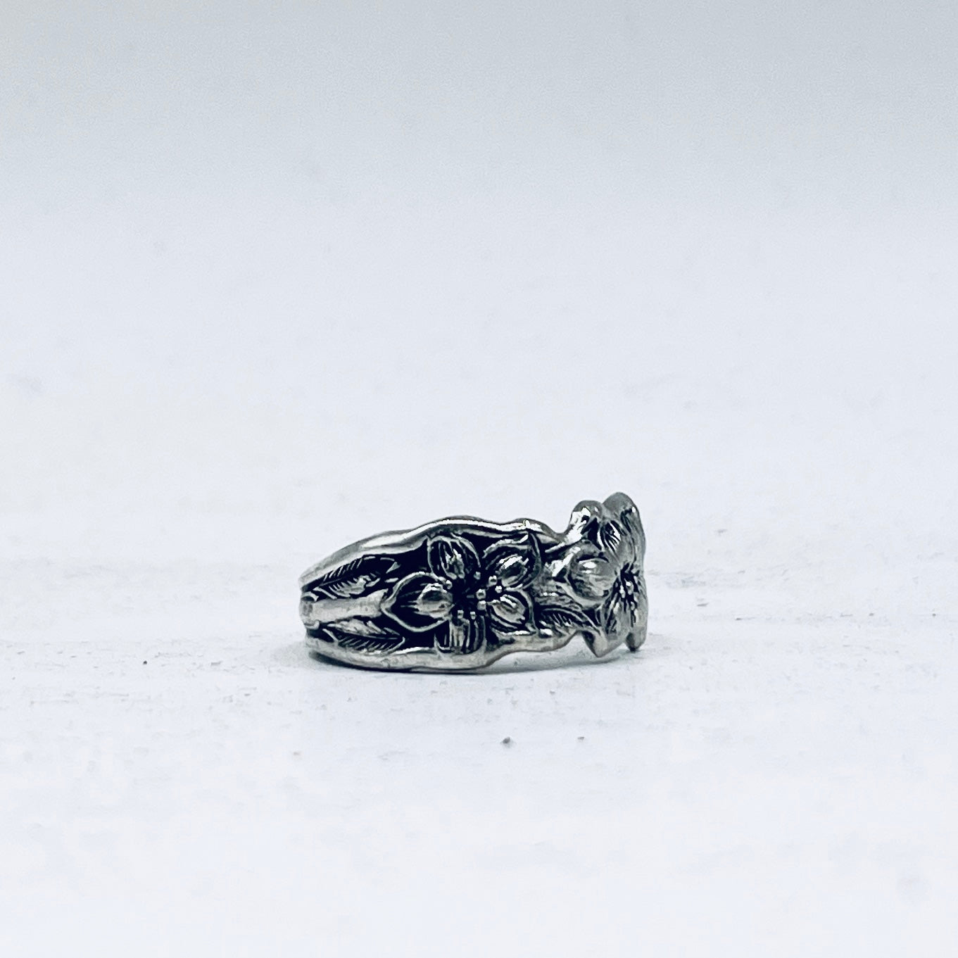 Anello Artigianale FEDINA ZAGARA Mod. CLASSICO  Realizzato con Antica posata (Prima Metà del ’900)