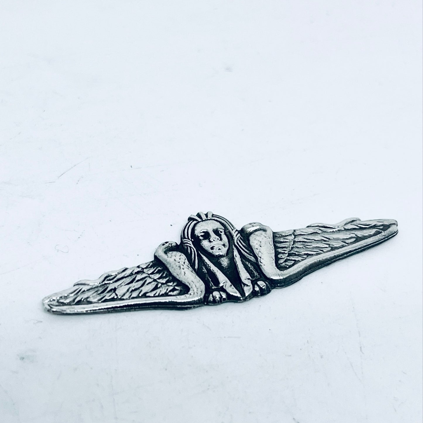 Anello Artigianale CLEOPATRA Mod. SPILLA Realizzato con Antica spilla in Argento (Prima Metà del ’900)