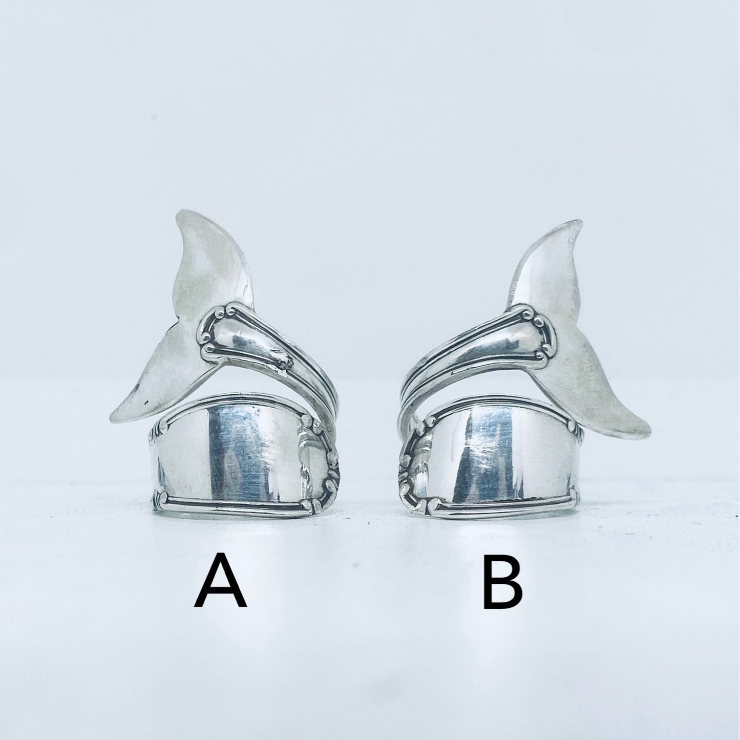 Anello Artigianale Mod. CODA#03  Realizzato con Antica posata in Argento (Prima Metà del ’900)
