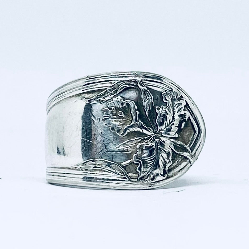 Anello Artigianale Mod. CLASSICO/SPIRALE  Realizzato con Antica posata in Argento (Prima Metà del ’900)