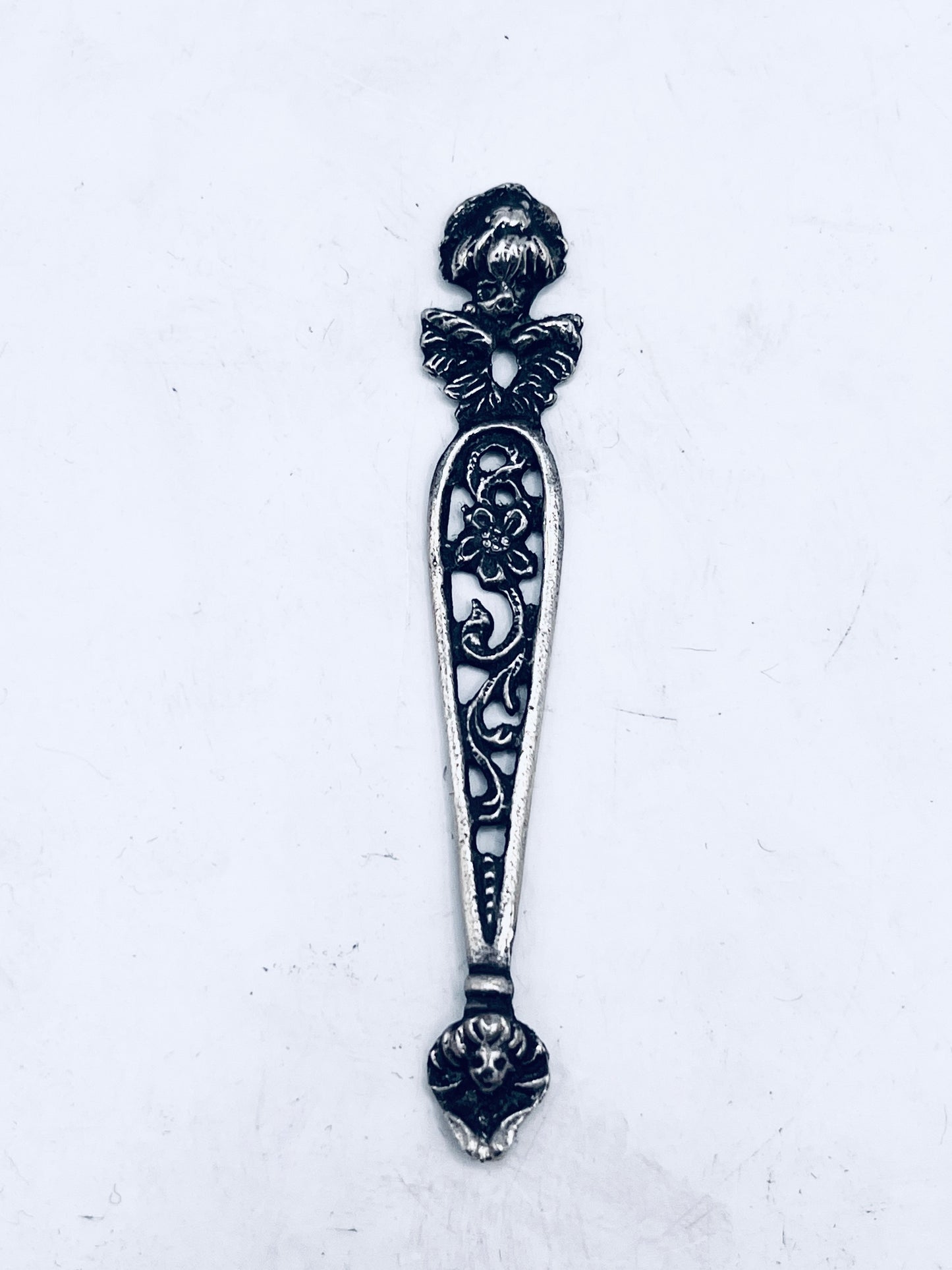 Anello Artigianale PUTTO Mod. CLASSICO  Realizzato con intero Antico Cucchiaino in Argento 800(Prima Metà del ’900)