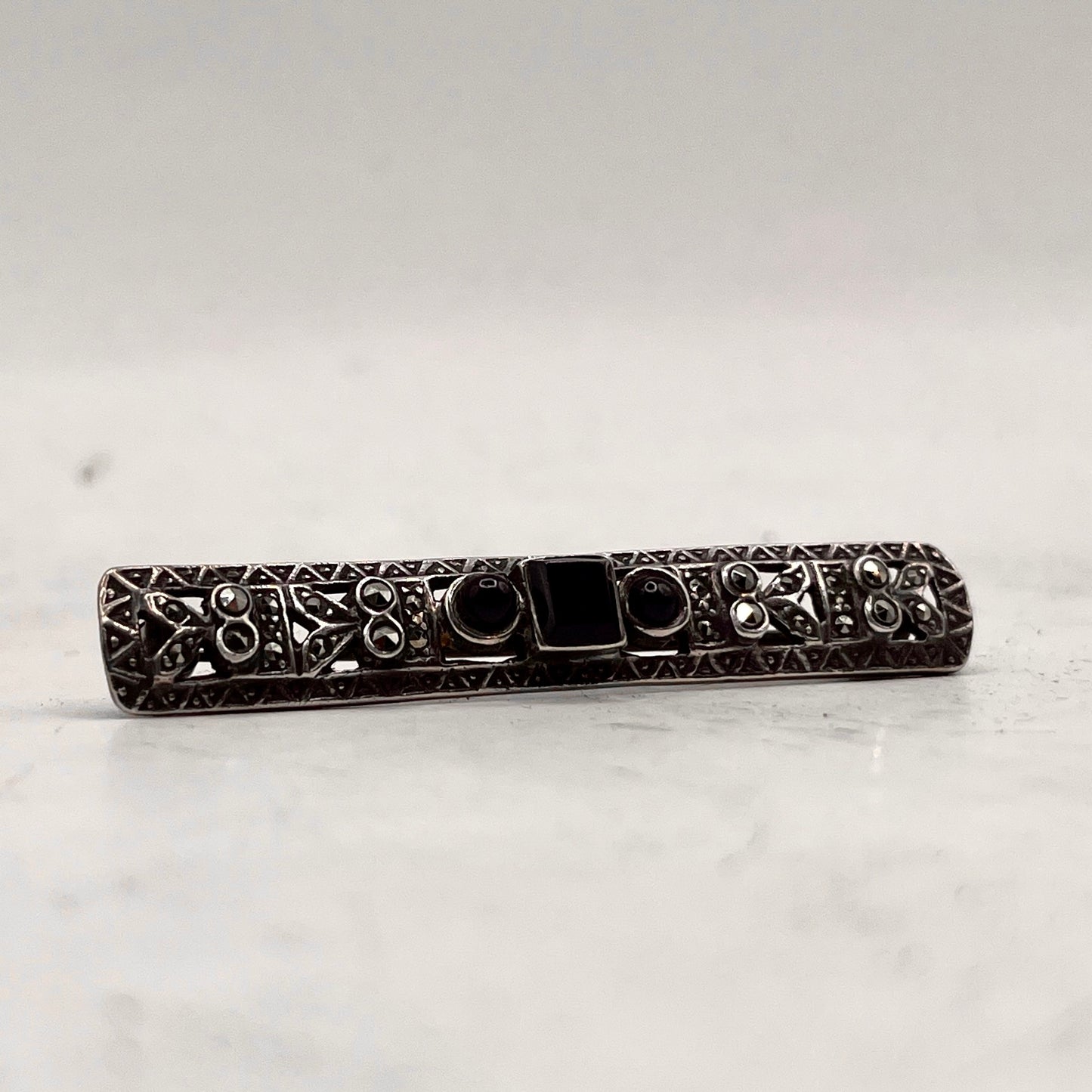 Anello Artigianale SPILLA ONICE Mod. SPILLA Realizzato con Antica spilla in Argento (Prima Metà del ’900)