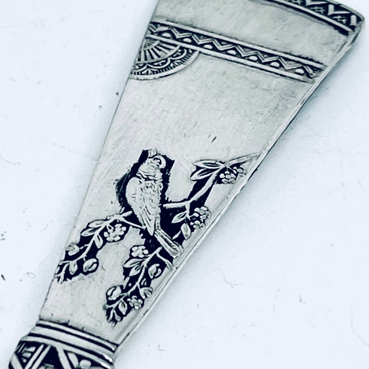 Antica forchetta da aperitivo in Argento Pattern Giappone (Prima Metà del ’900)