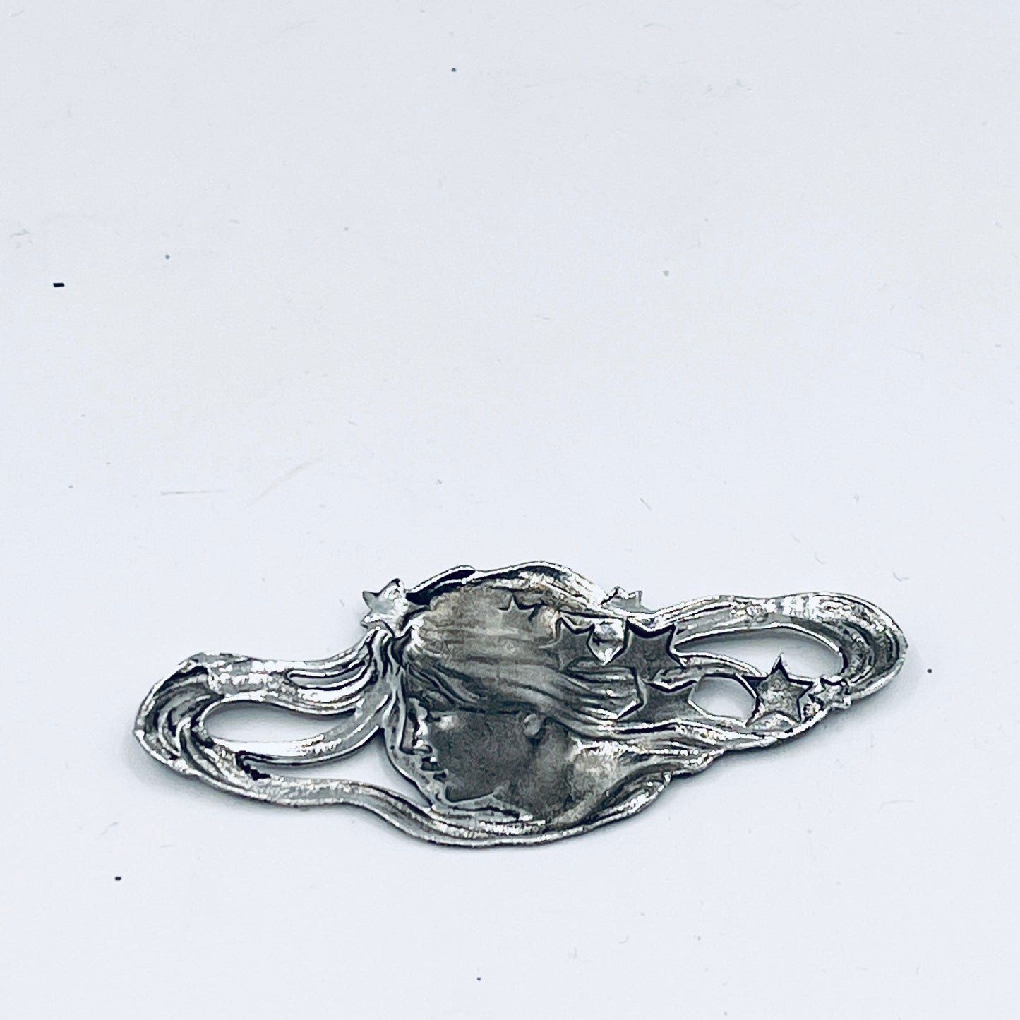 Anello Artigianale VERGINE Mod. SPILLA Realizzato con Antica spilla in Argento (Prima Metà del ’900)
