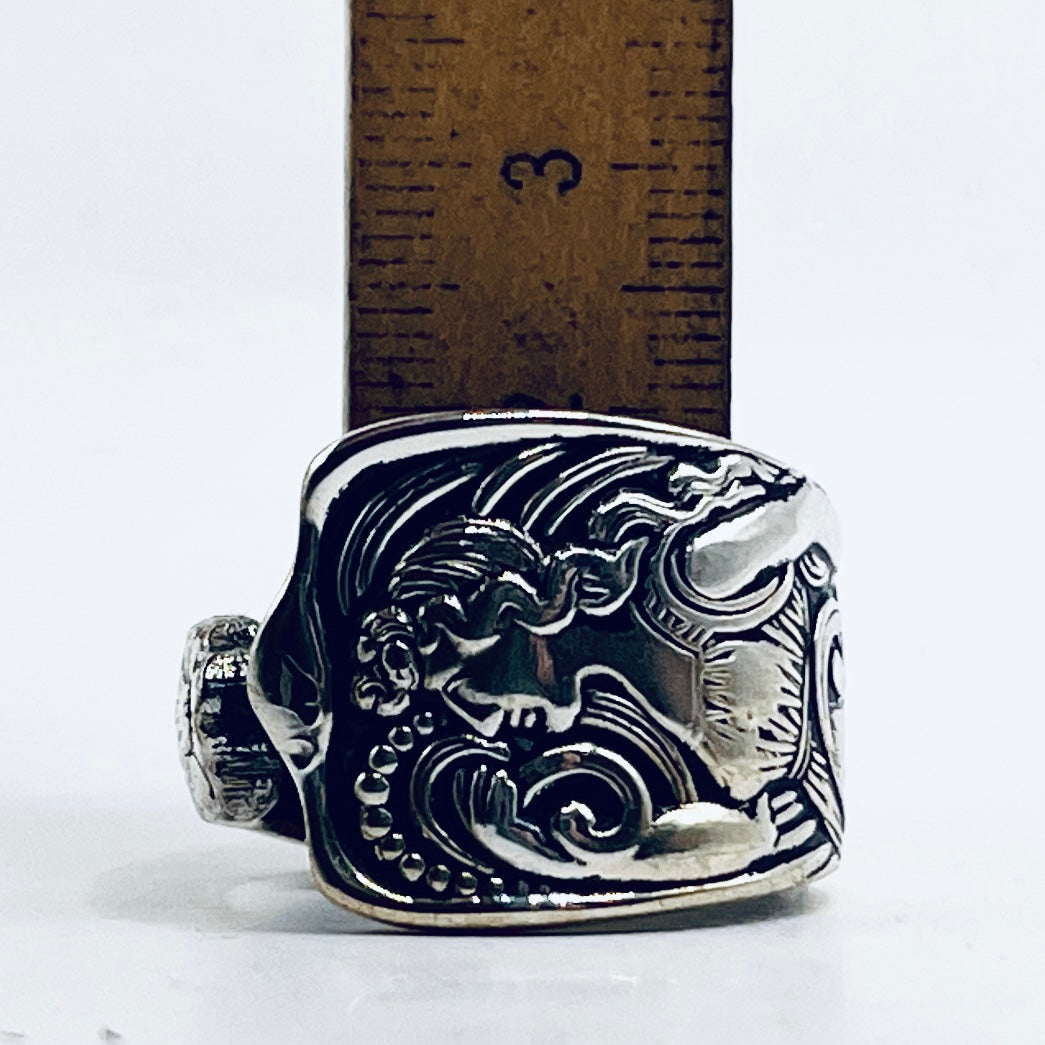 Anello Artigianale SIREN Mod. CLASSICO  Realizzato con Antica posata (Prima Metà del ’900)