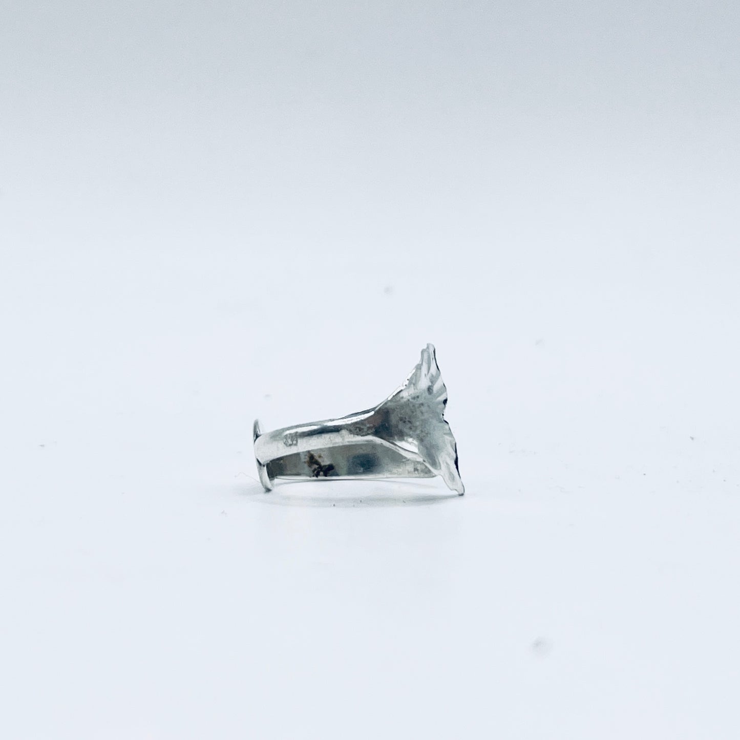 Anello Artigianale Mod. MINICODA#11 Realizzato con Antica posata in Argento (Prima Metà del ’900)